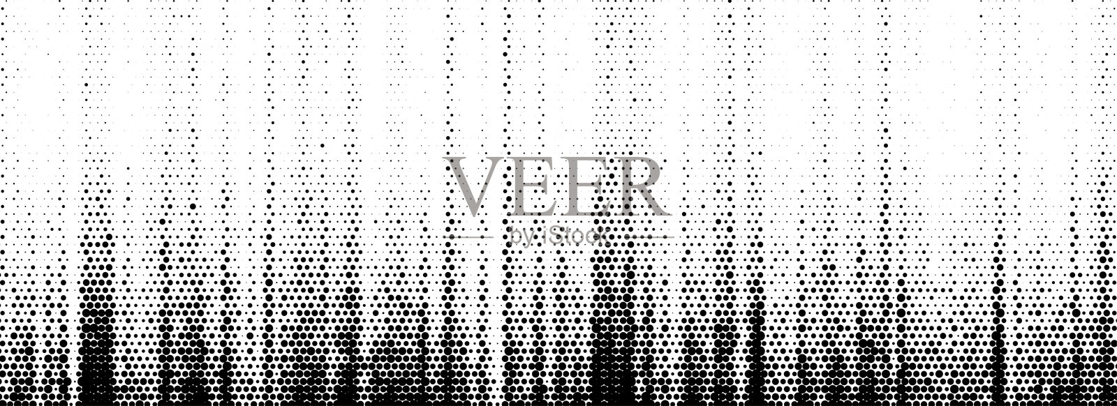 磨损的半色调刮擦背景。褪色的颗粒噪声纹理。点状波普艺术沙子壁纸。复古像素化背景。动漫或漫画风格的插图叠加。矢量图形设计半色调模板。插画图片素材