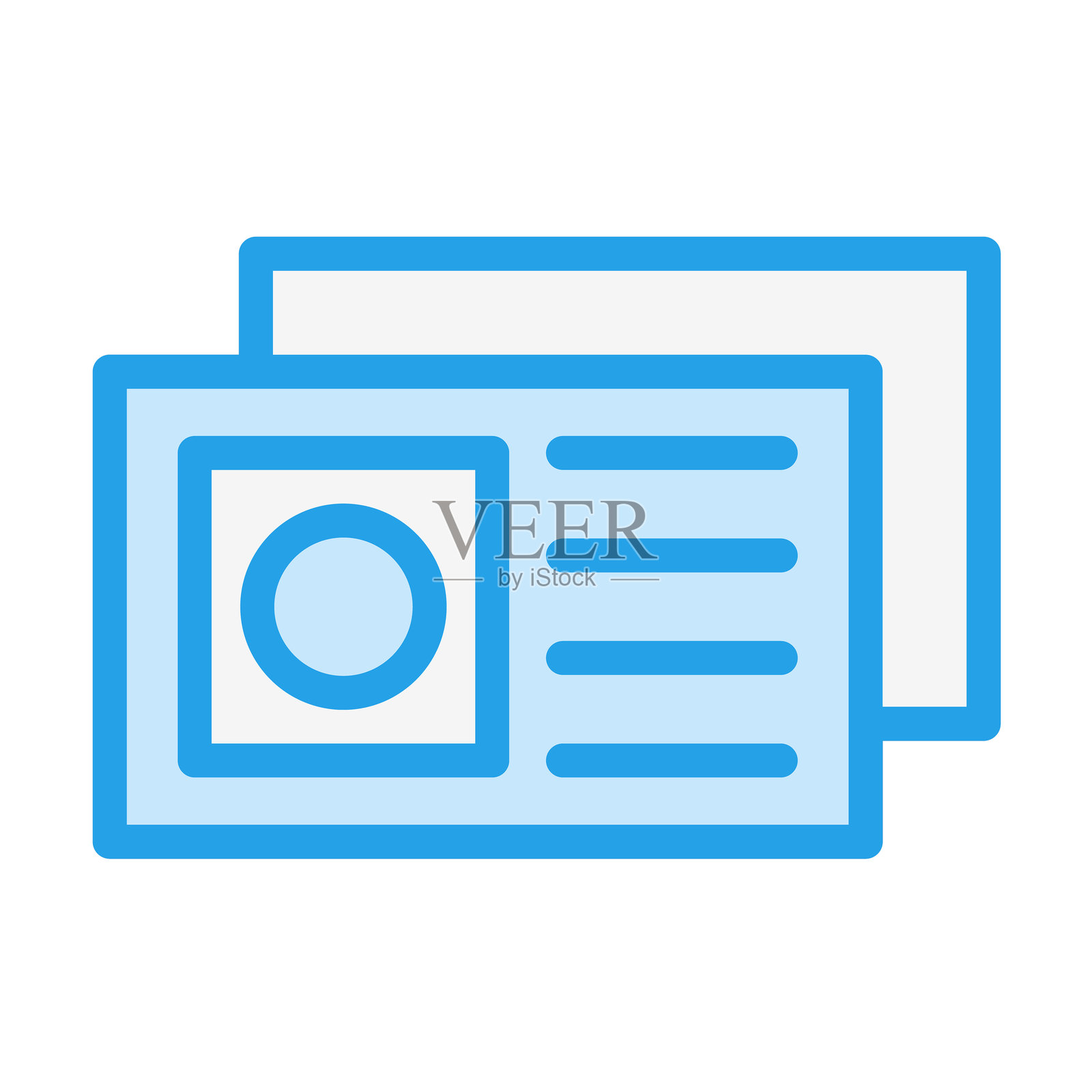 明信片矢量图标设计插图插画图片素材