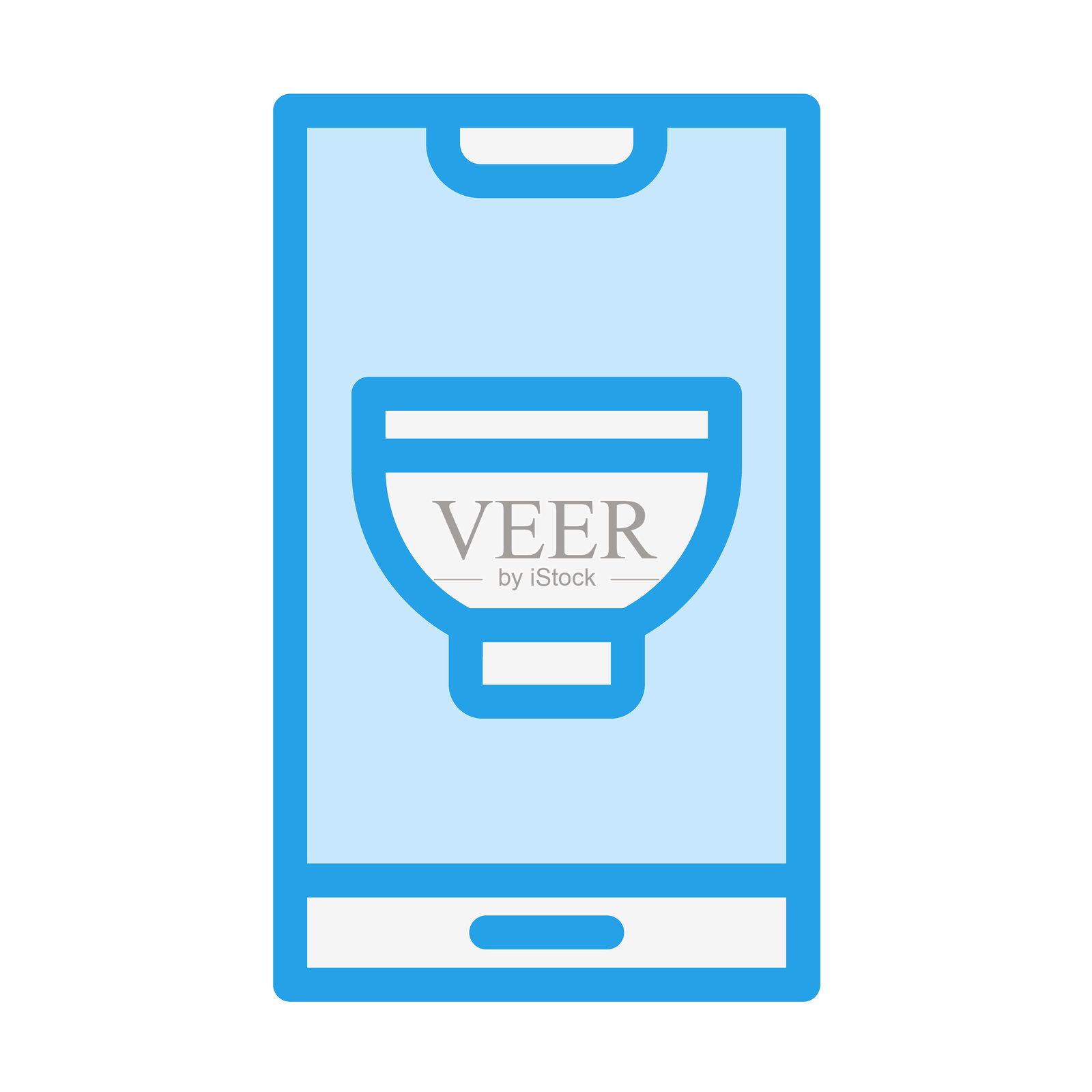 移动食谱矢量图标设计插图插画图片素材