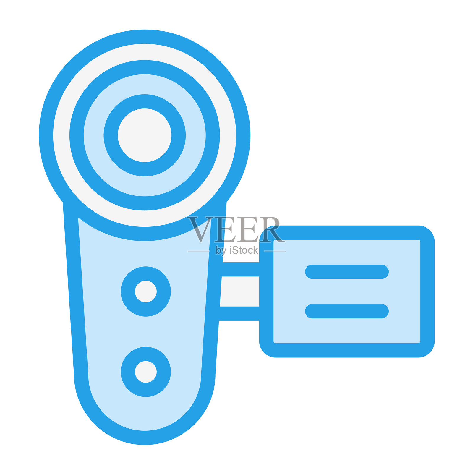 手持摄像机矢量图标设计插图插画图片素材