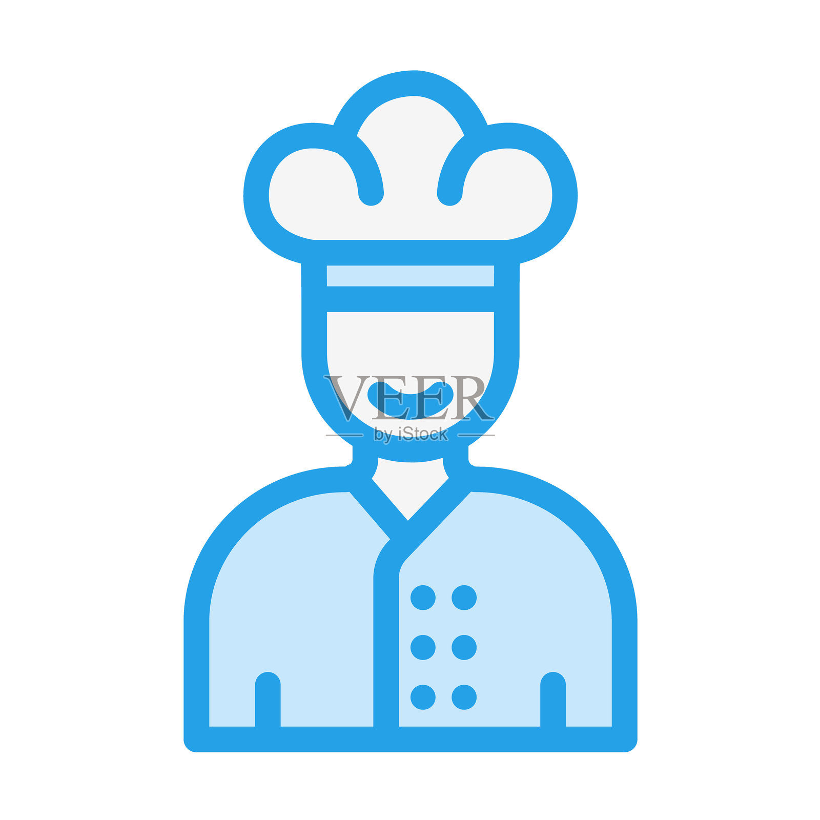 厨师矢量图标设计插图插画图片素材