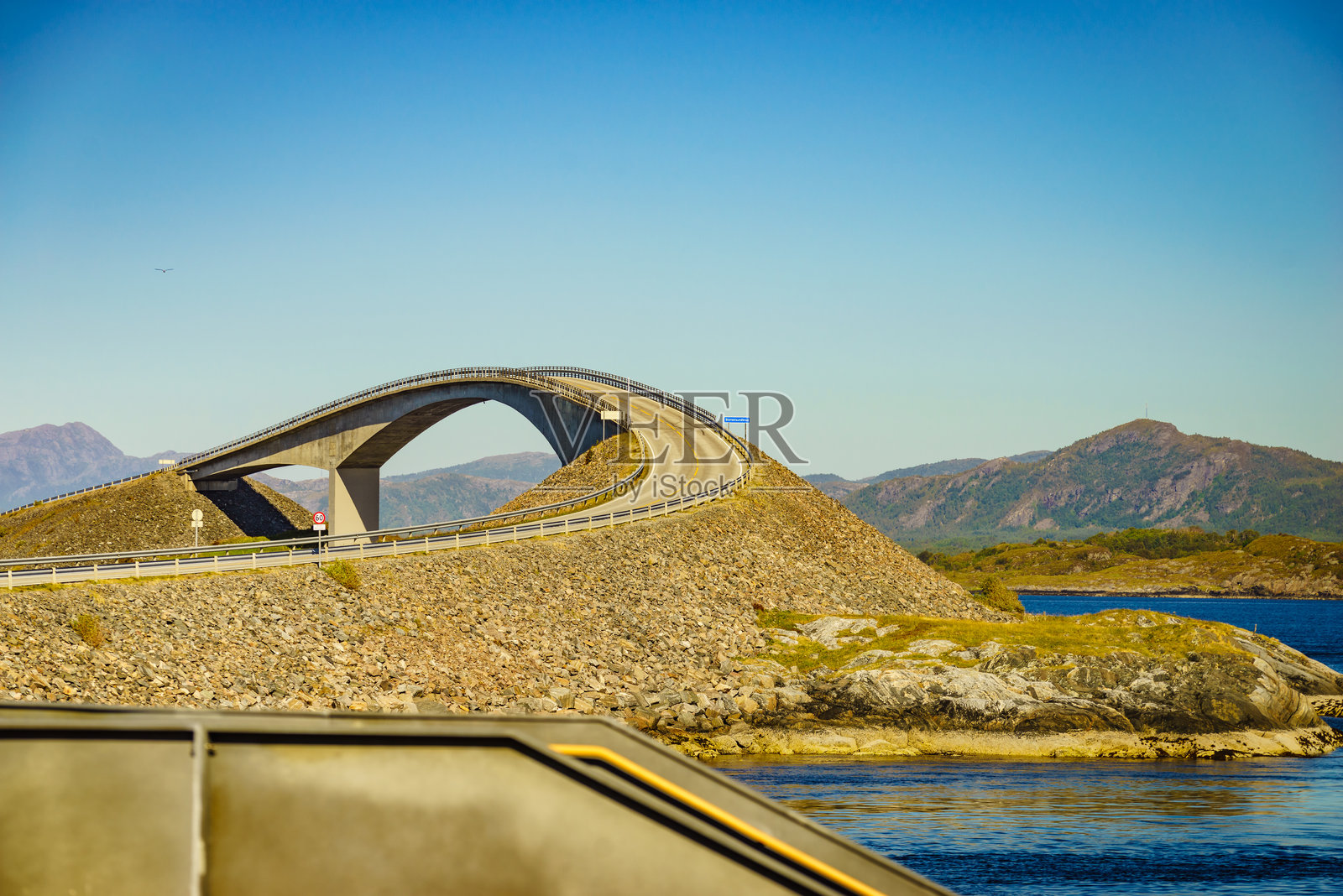 挪威的大西洋公路照片摄影图片