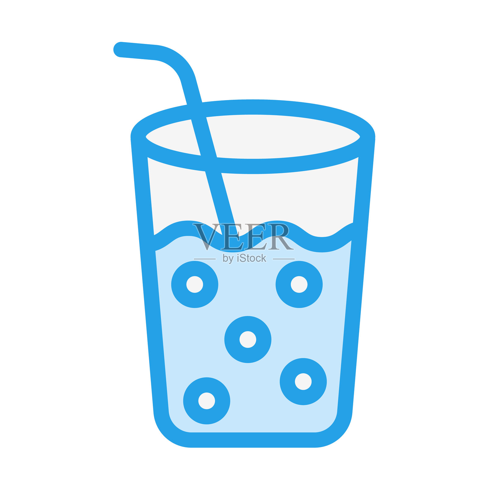 饮用水矢量图标设计插图插画图片素材