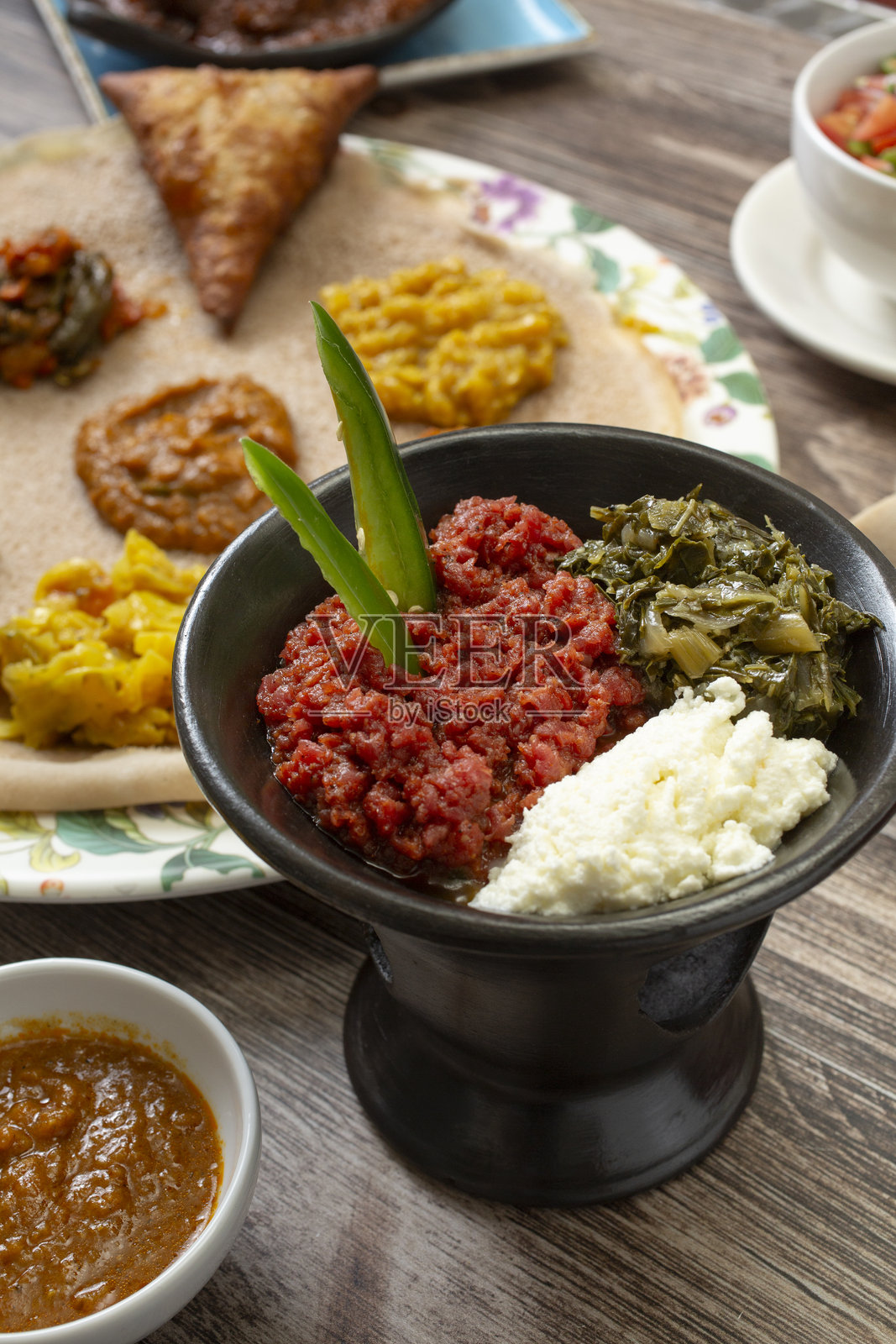 基夫托和团体照片摄影图片