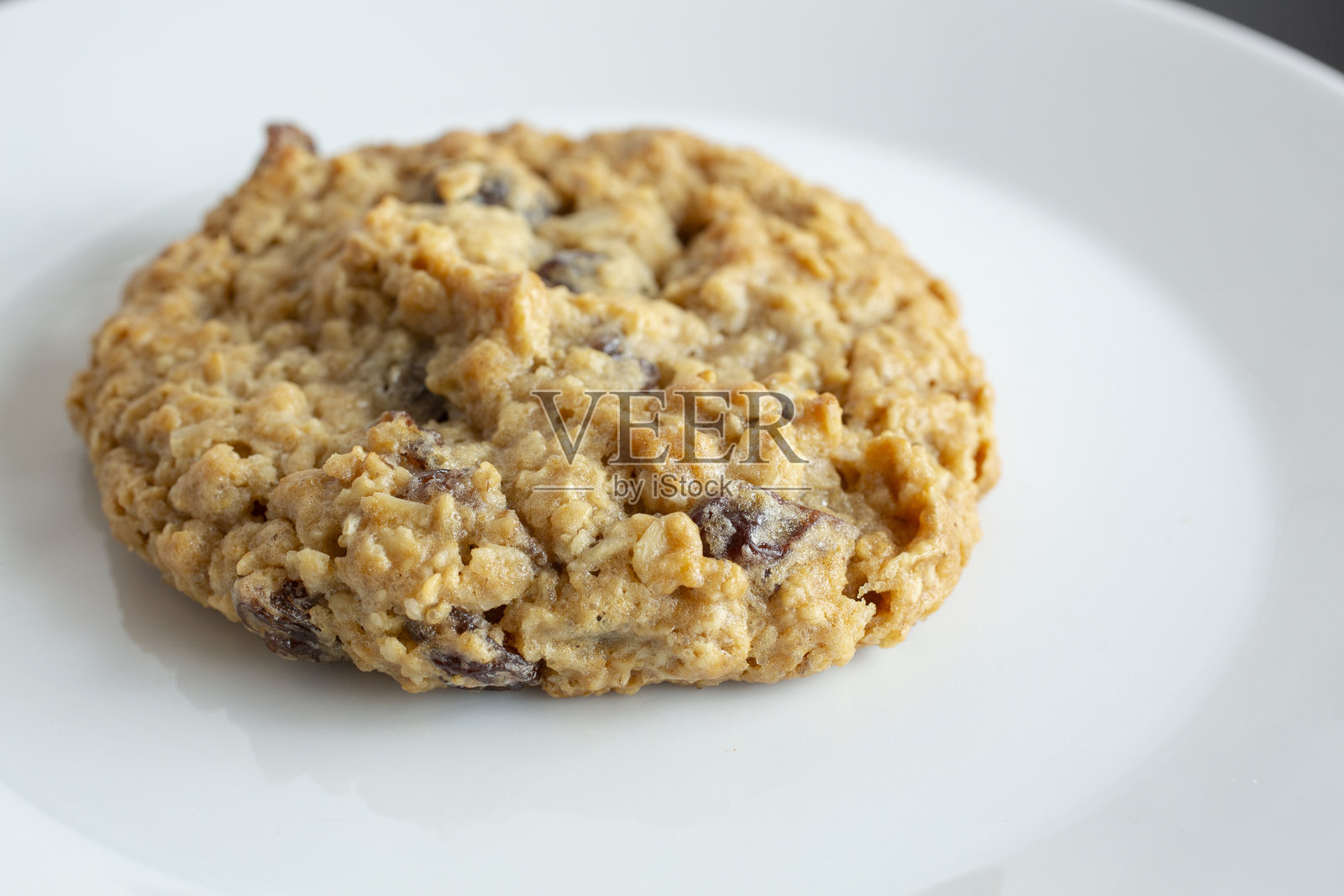 燕麦葡萄干饼干照片摄影图片