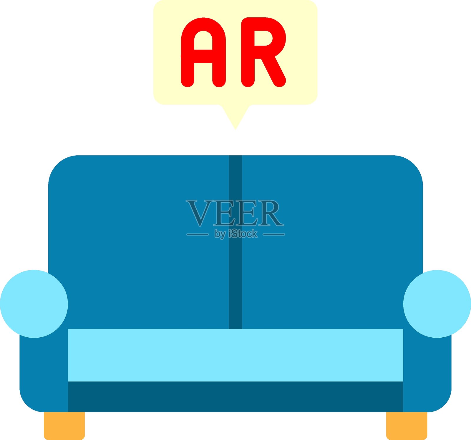 房屋装饰图标风格插画图片素材