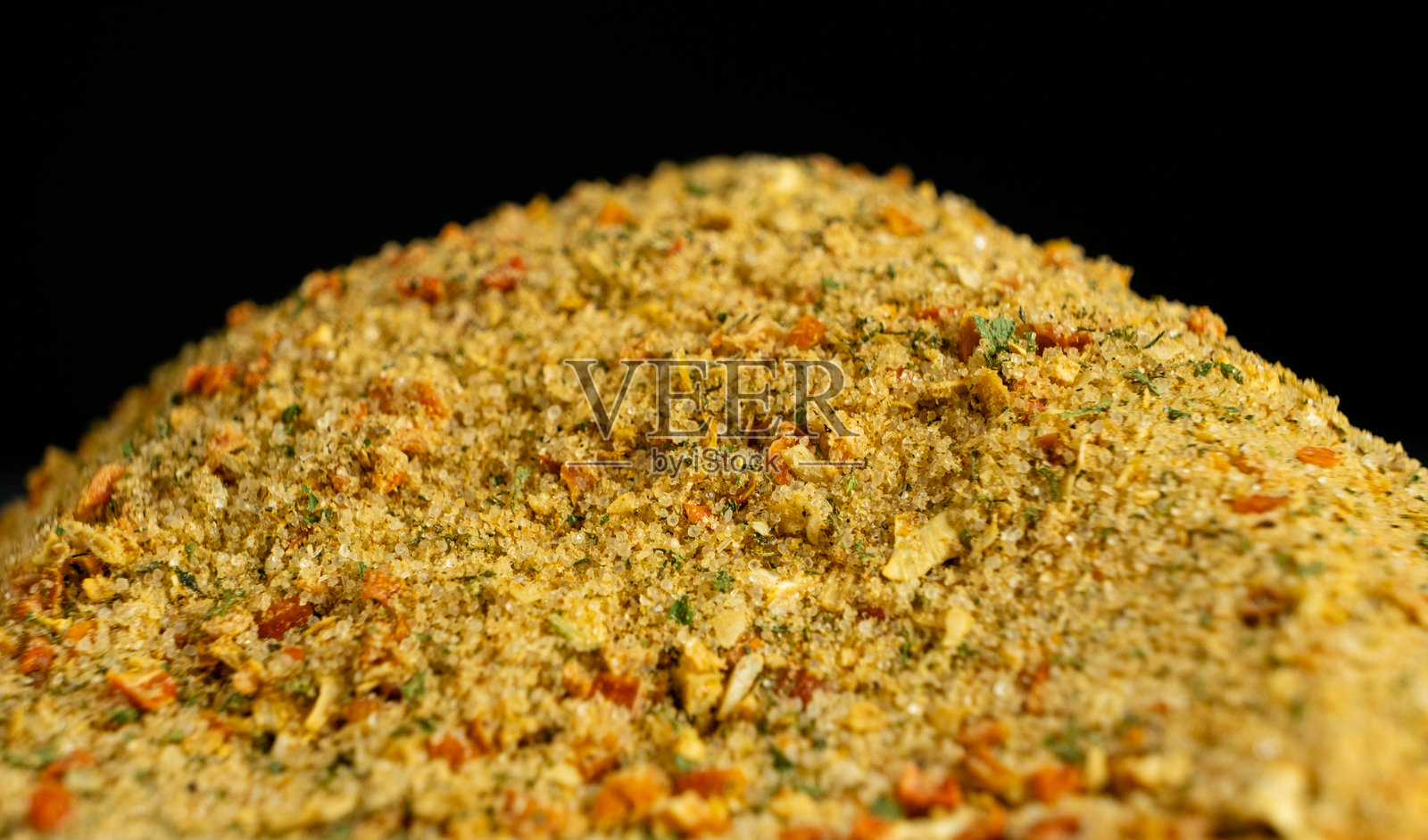 天然调味料，含风味增强剂、干菜和盐照片摄影图片