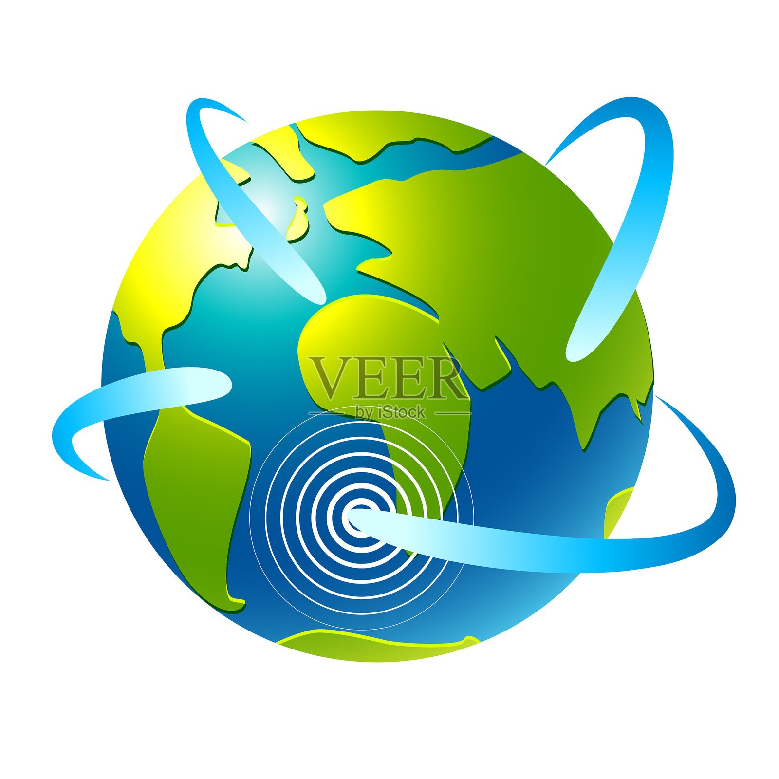 世界各地的图标插画图片素材