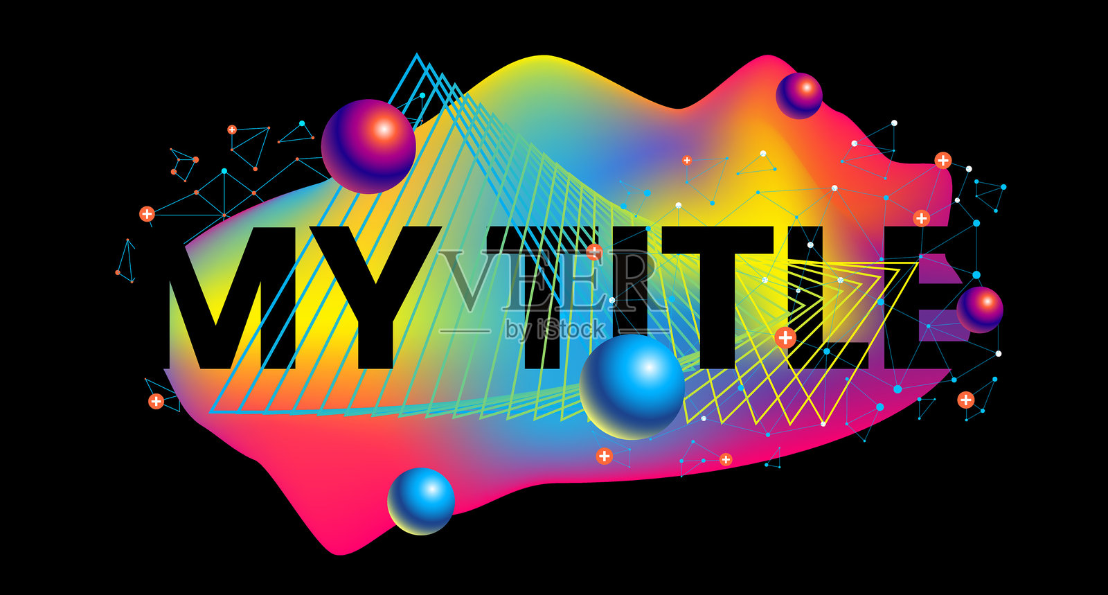 标题文本设计插画图片素材