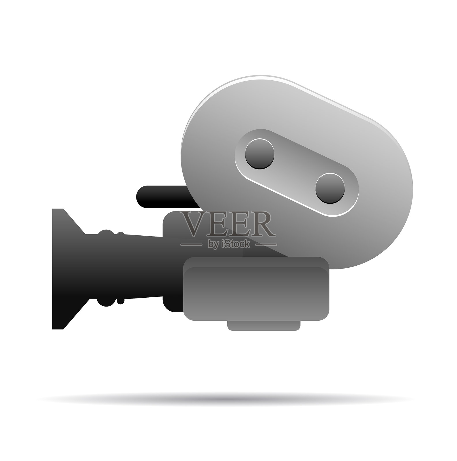 电影摄影机插画图片素材