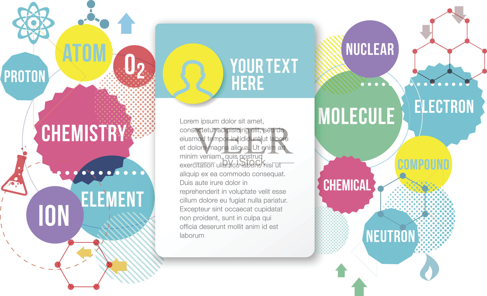 化学家概要插画图片素材