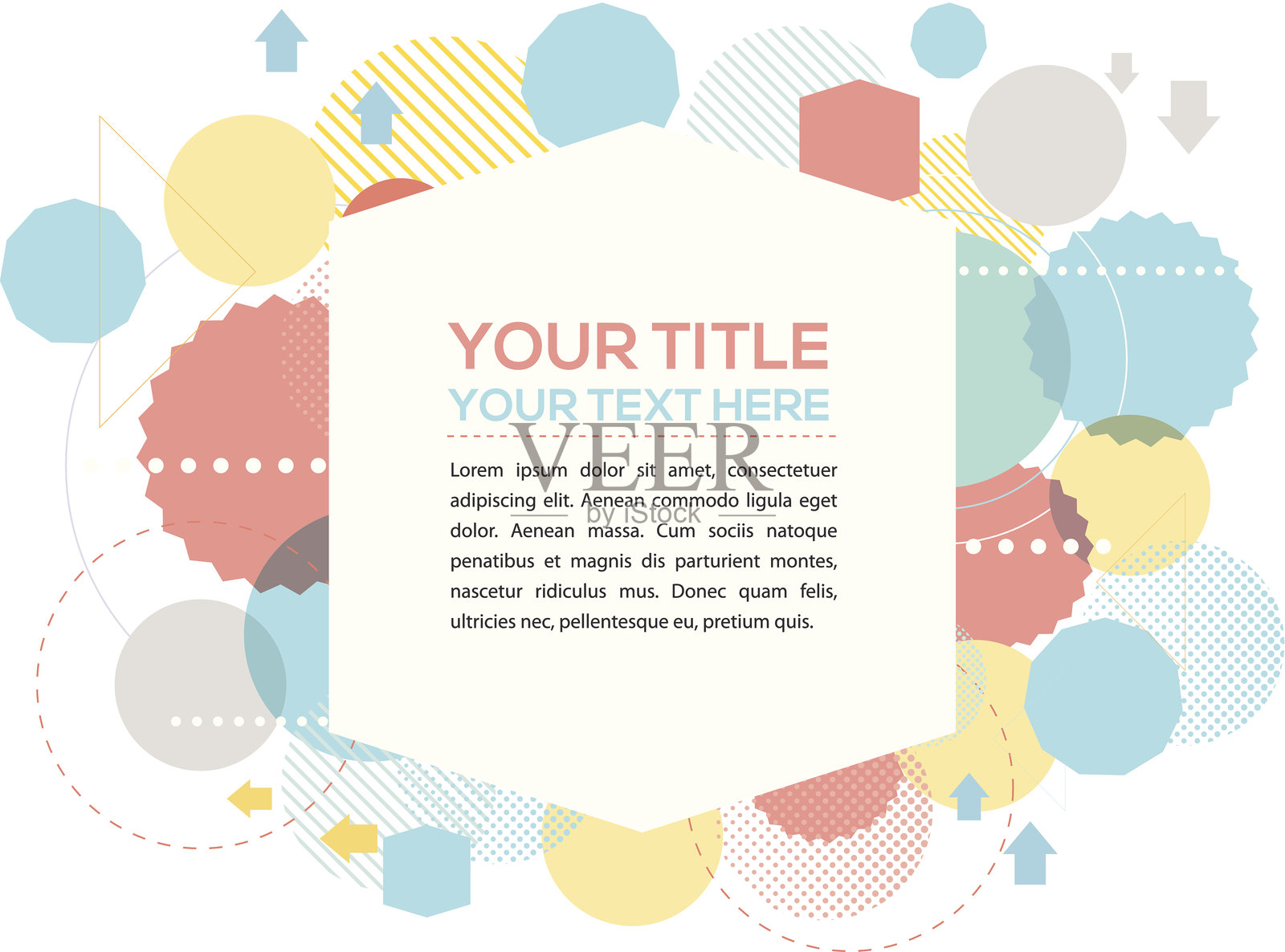 古董多边形横幅插画图片素材