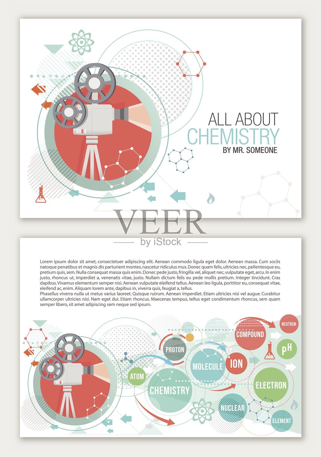 关于化学插画图片素材