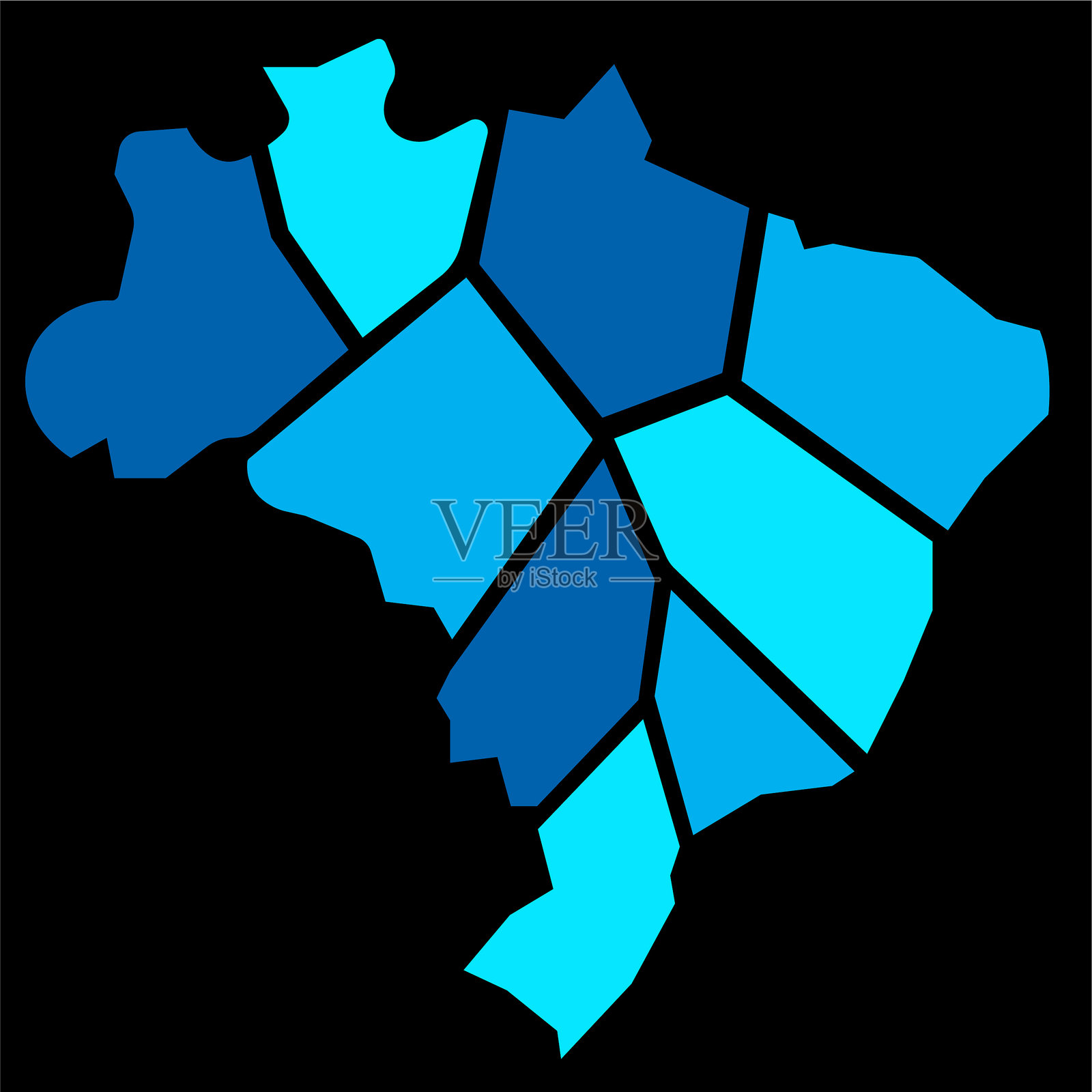 巴西分矢量图插画图片素材