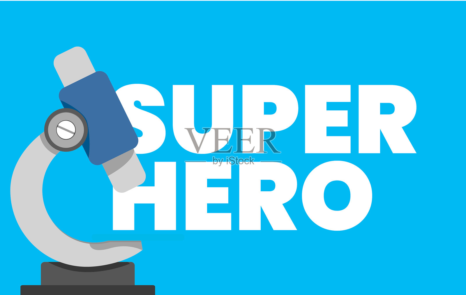 冠状流行病研究显微镜插画图片素材