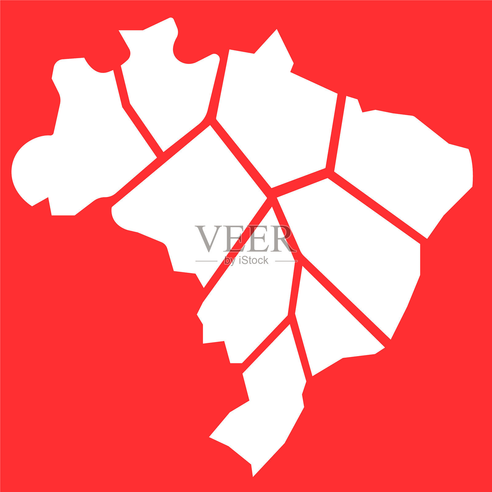 巴西分矢量图插画图片素材