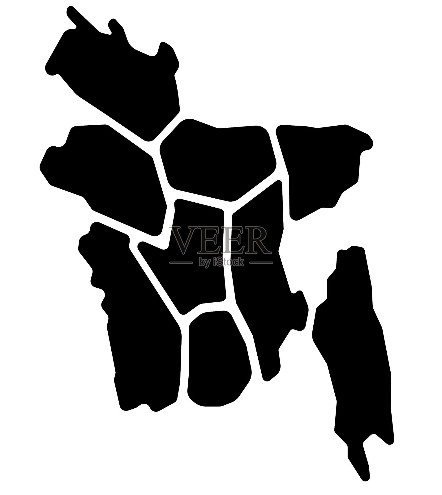 孟加拉国地图设计元素图片