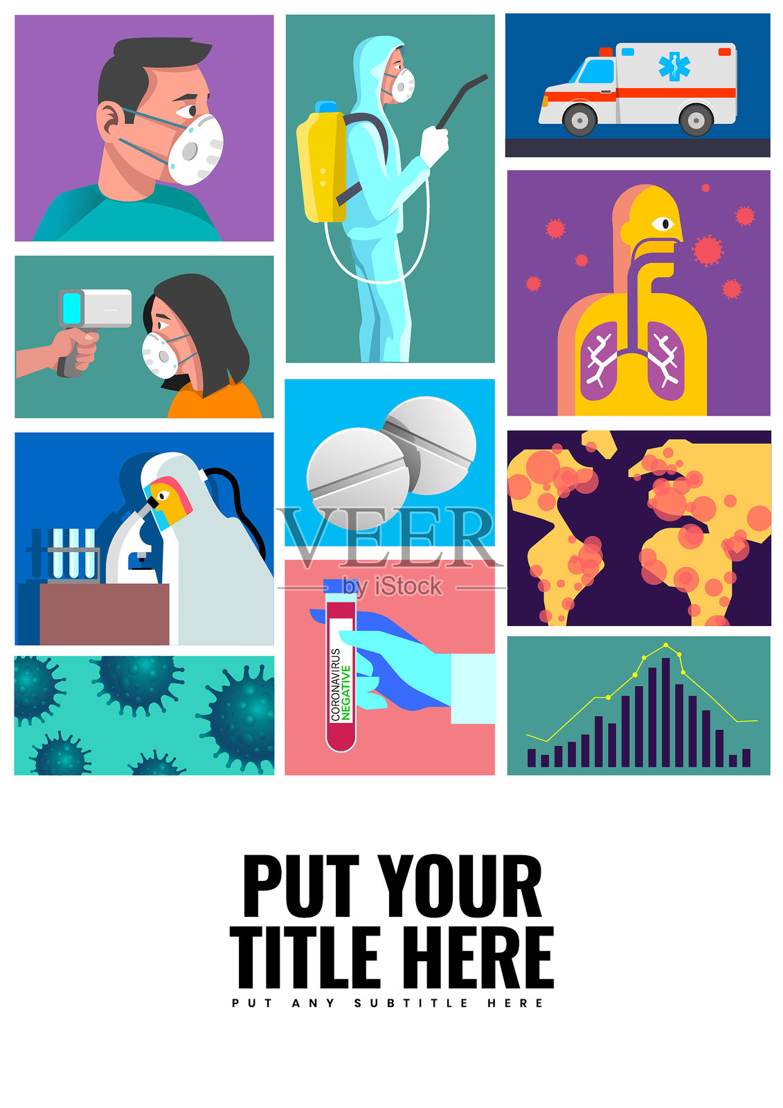 Corona epidemic插画设计插画图片素材