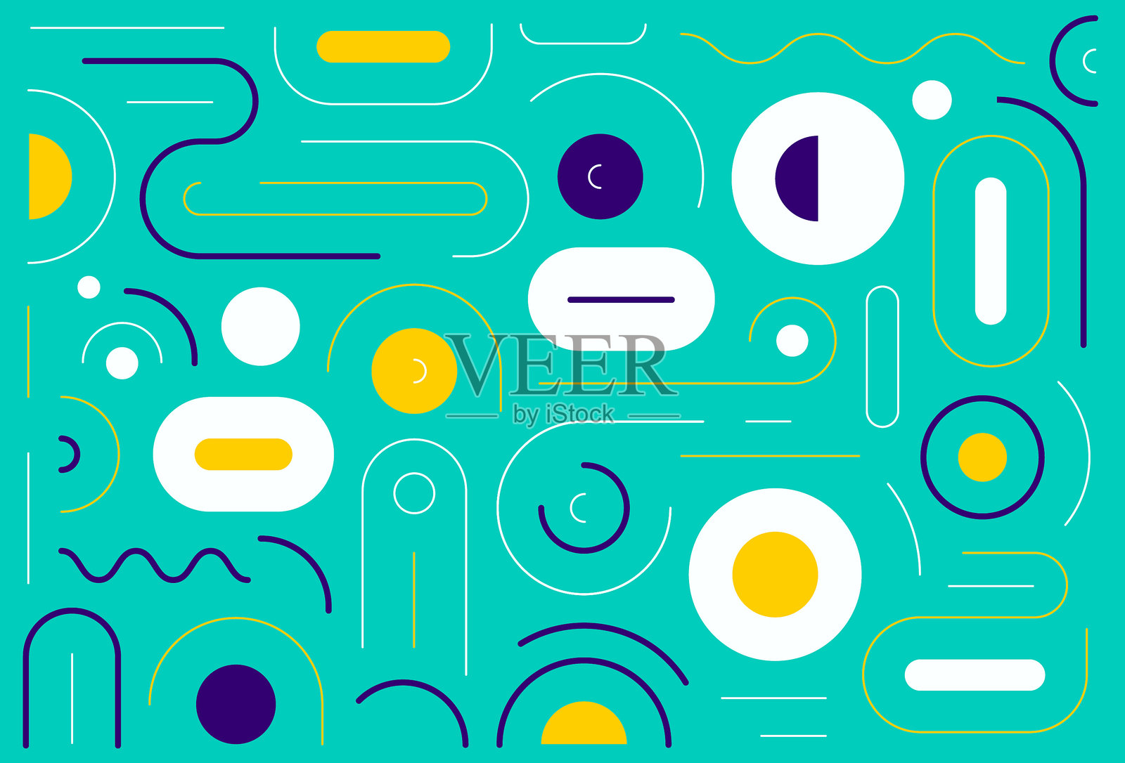 用拷贝空间抽象线条图案设计插画图片素材