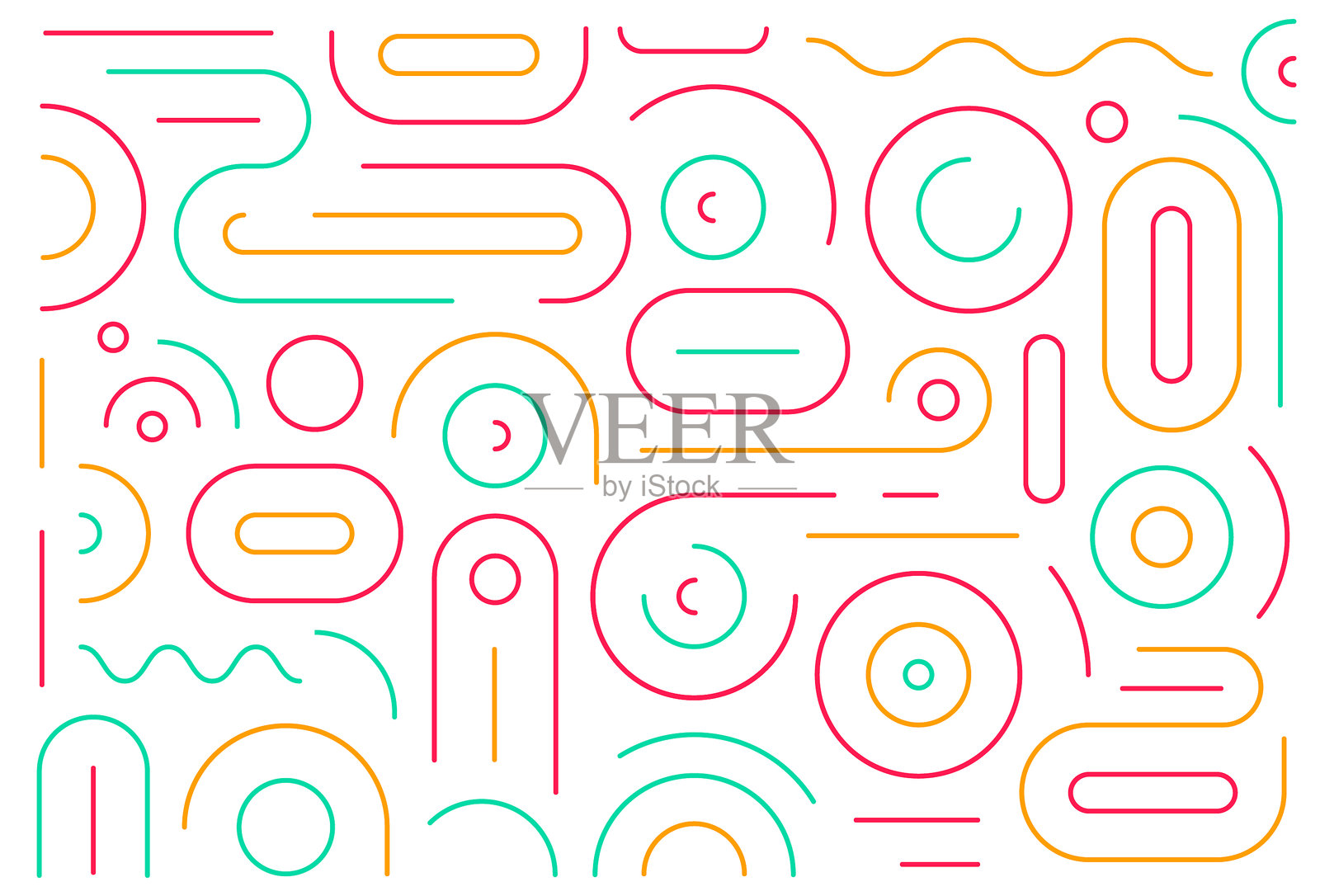 无缝抽象插画图片素材