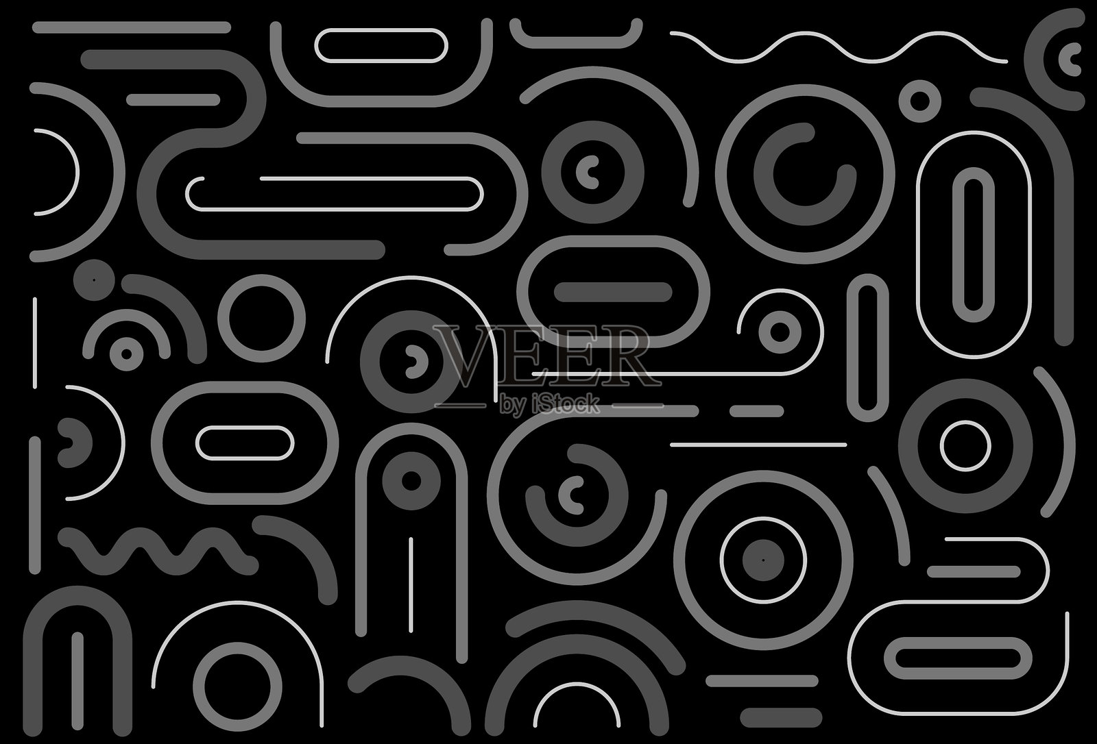 无缝抽象插画图片素材