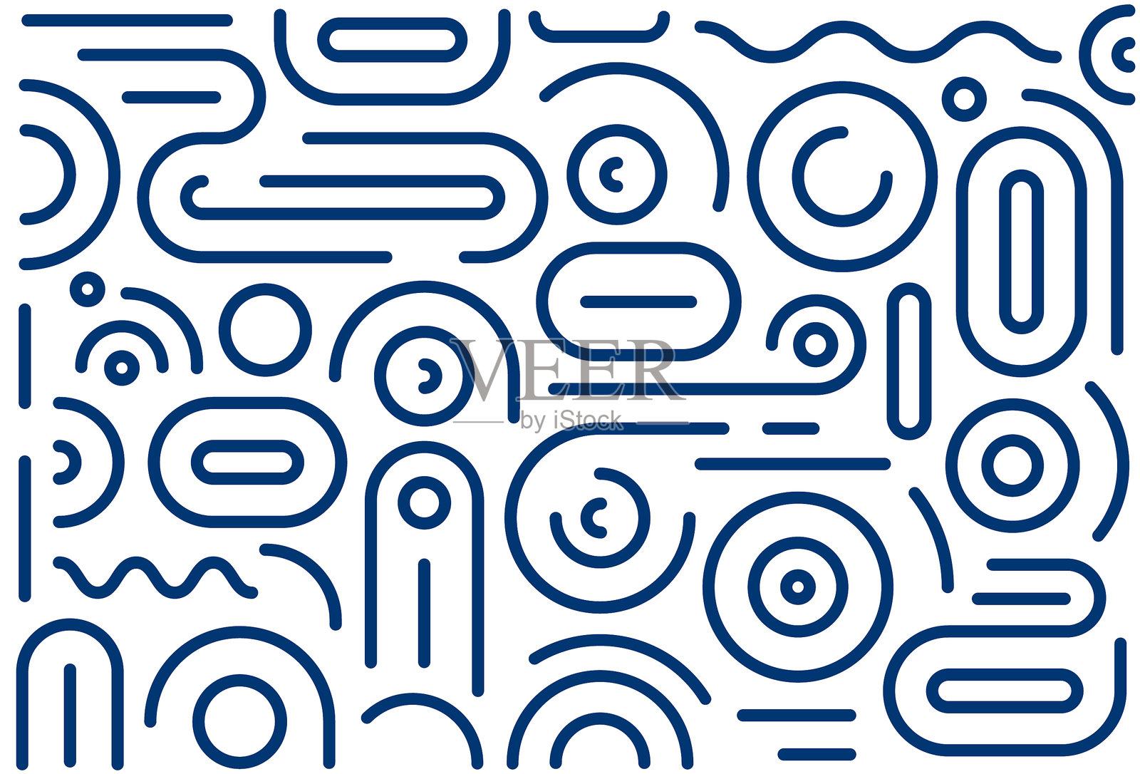 无缝抽象插画图片素材