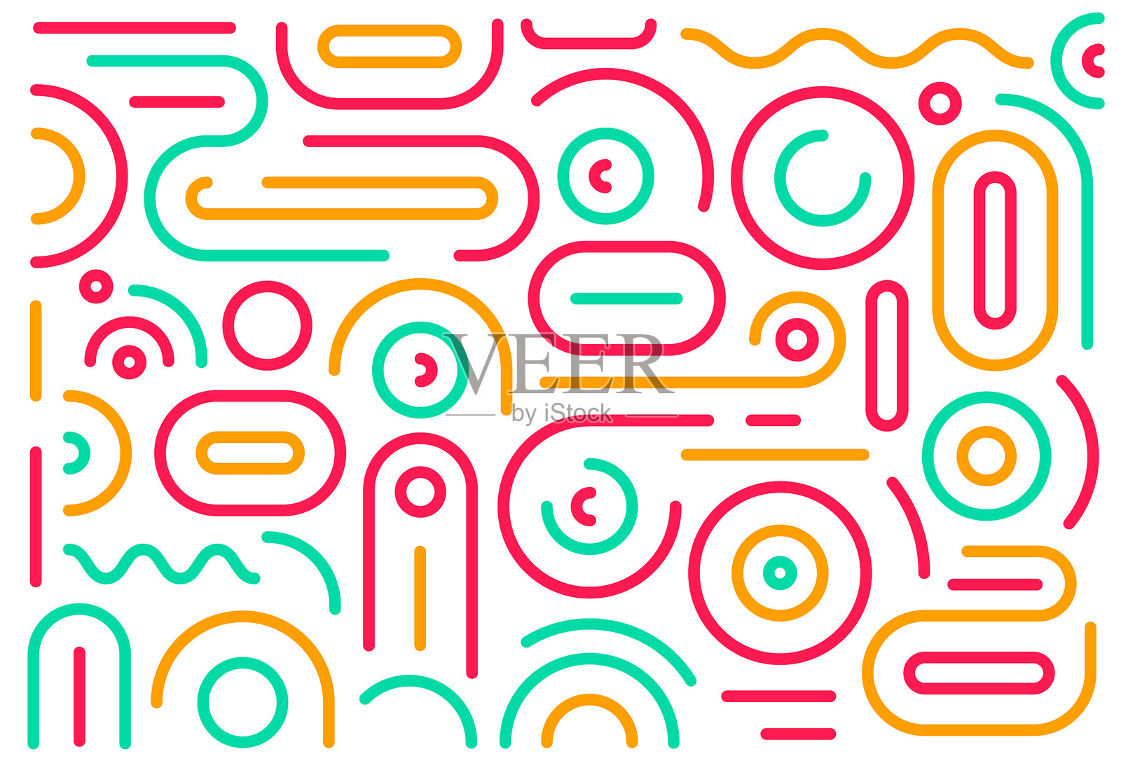 无缝抽象插画图片素材