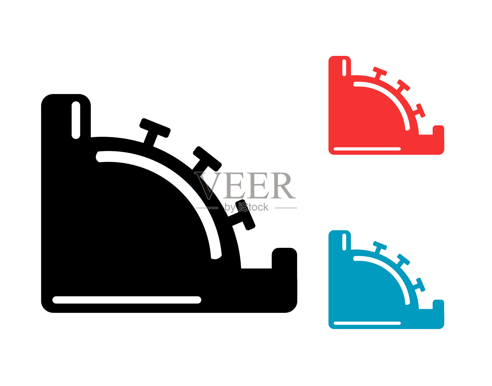 老式现金盒图标图标素材