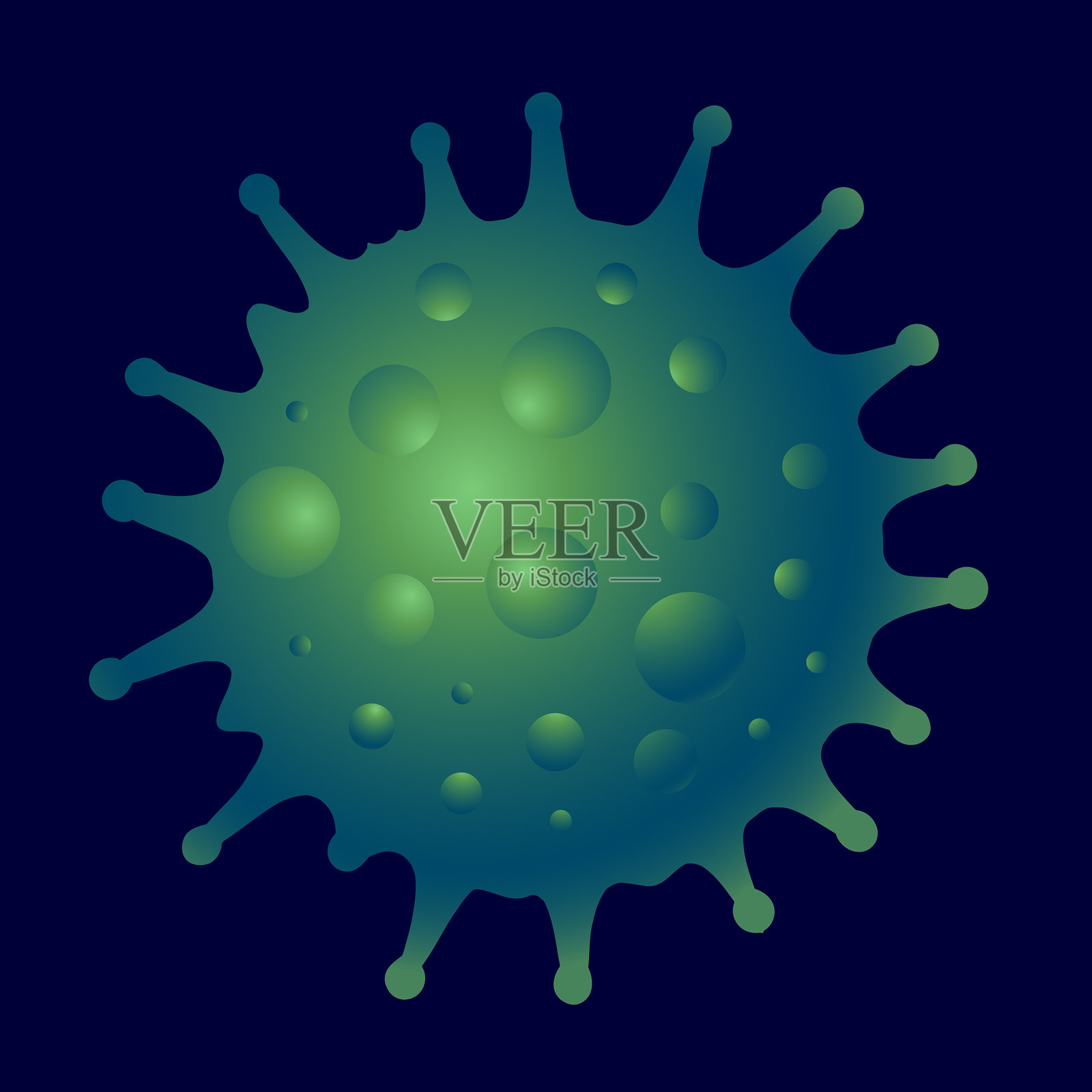 冠状病毒图标插画图片素材