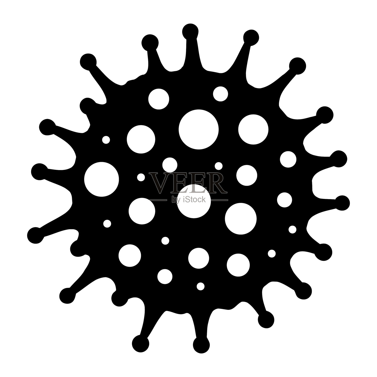 冠状病毒图标插画图片素材