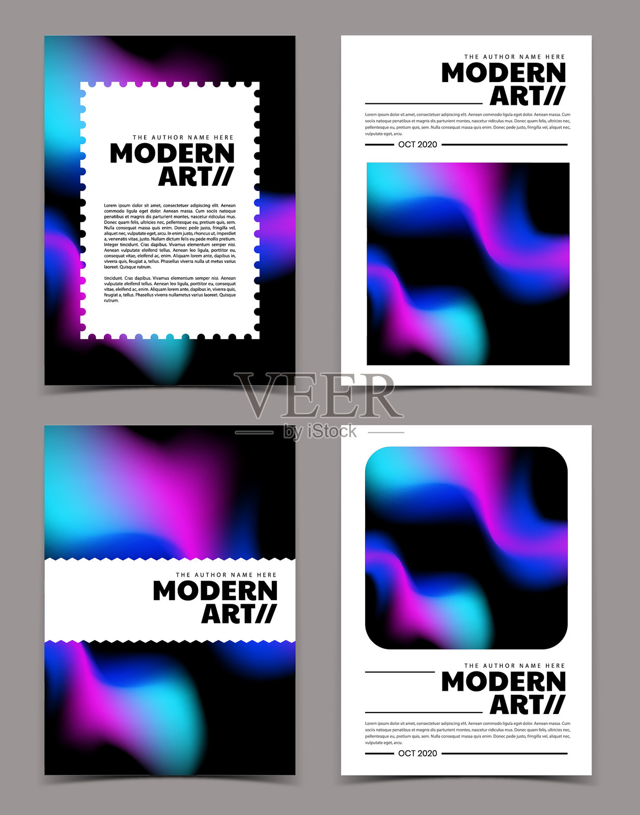 现代封面设计设计模板素材