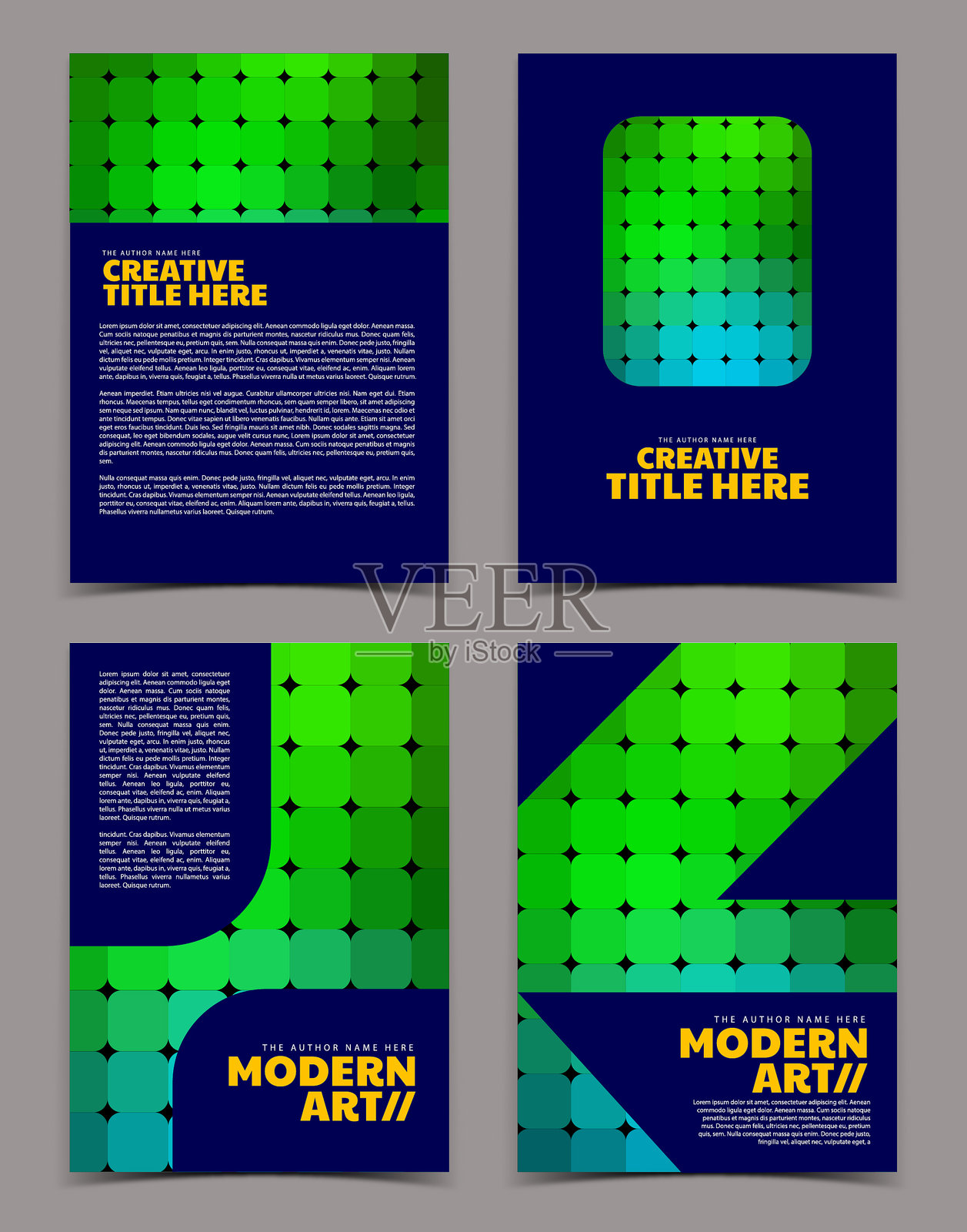 现代封面设计设计模板素材