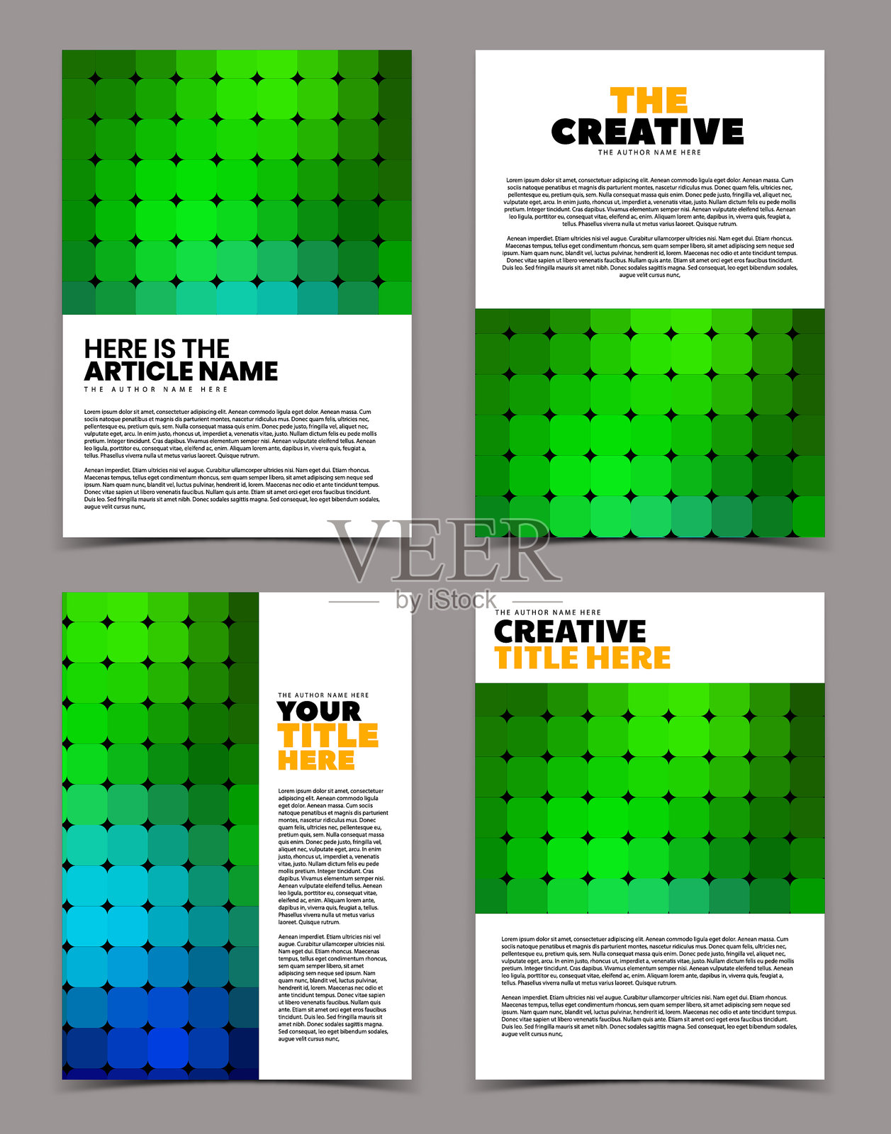 现代封面设计设计模板素材