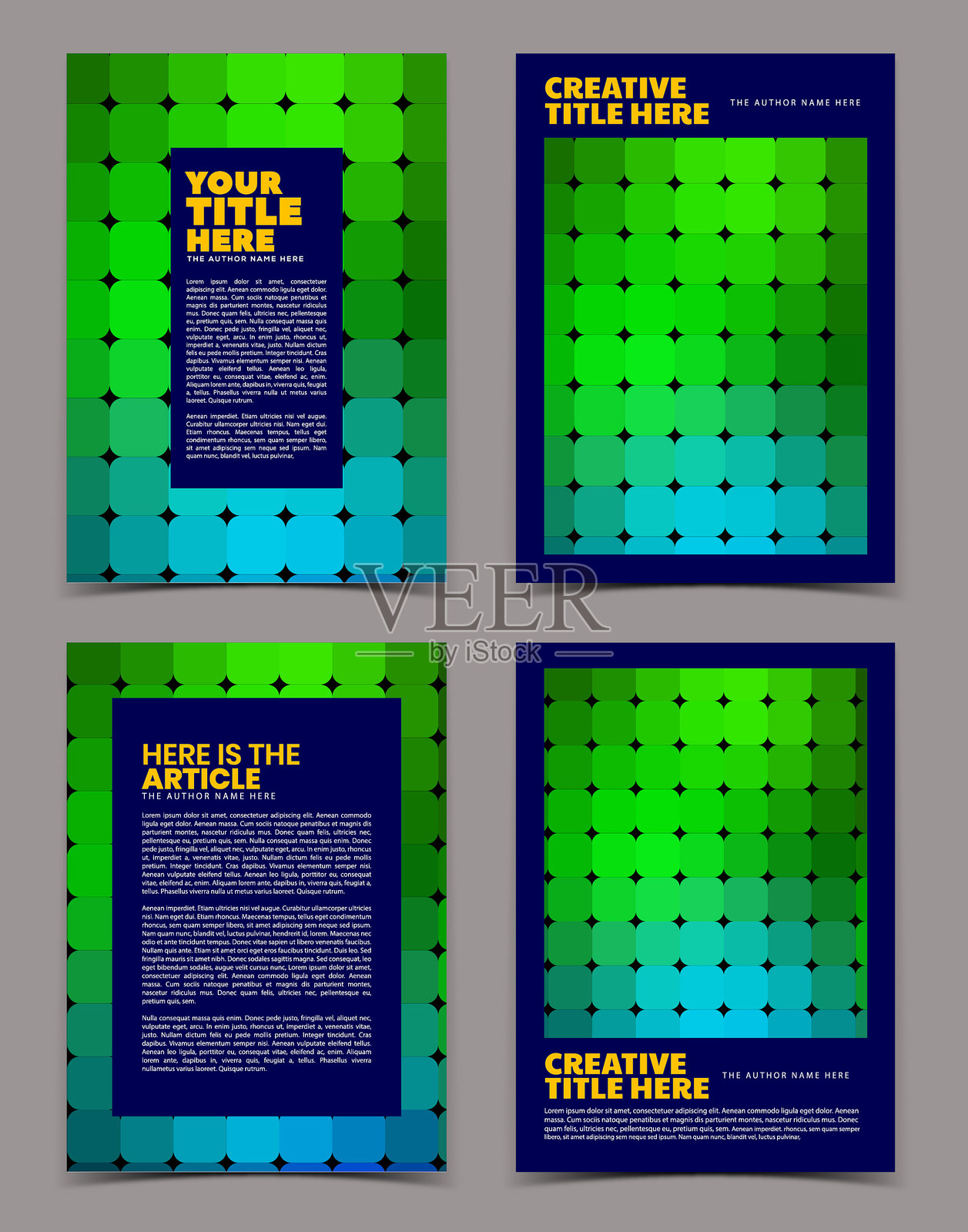 现代封面设计设计模板素材