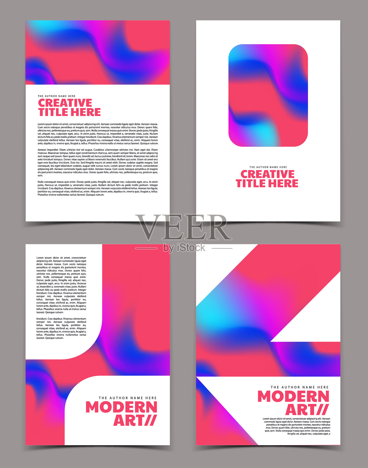 现代封面设计设计模板素材