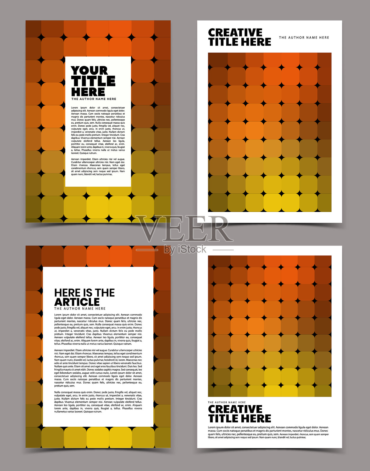 现代封面设计设计模板素材