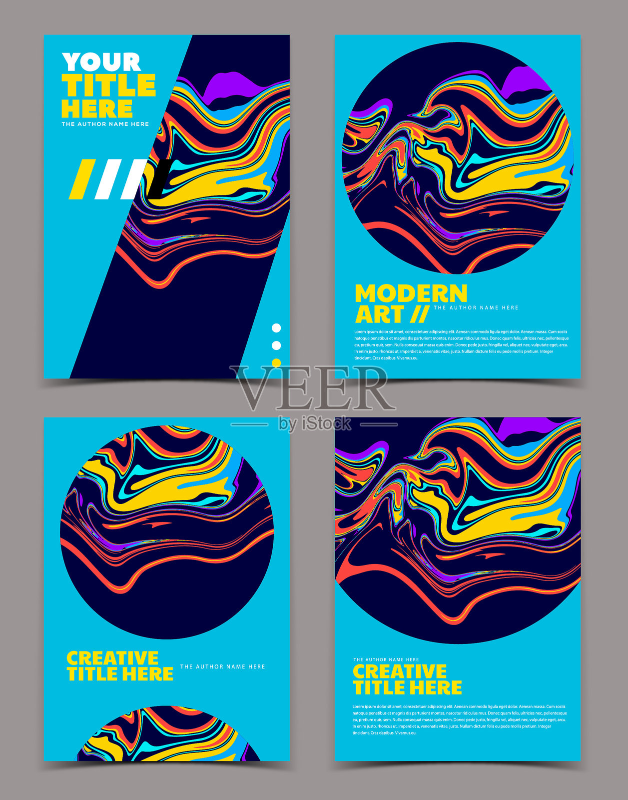 现代封面设计设计模板素材