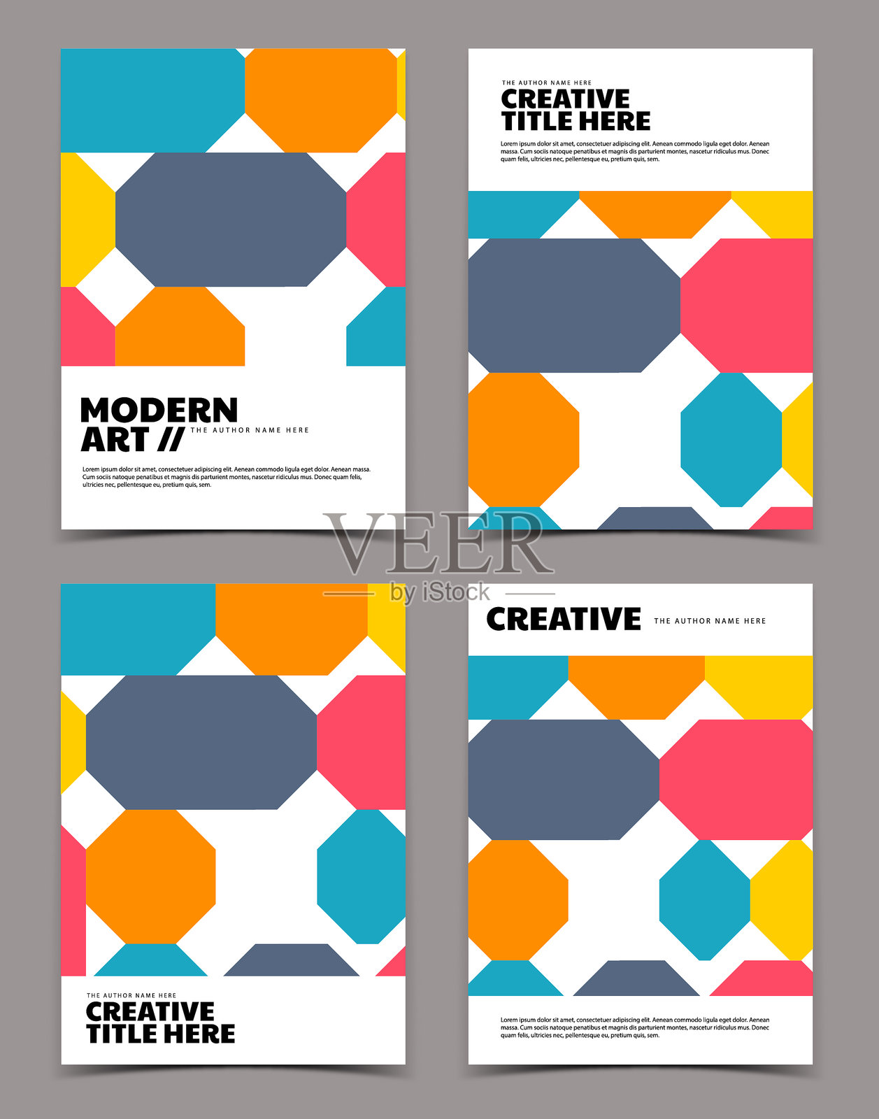 现代封面设计设计模板素材