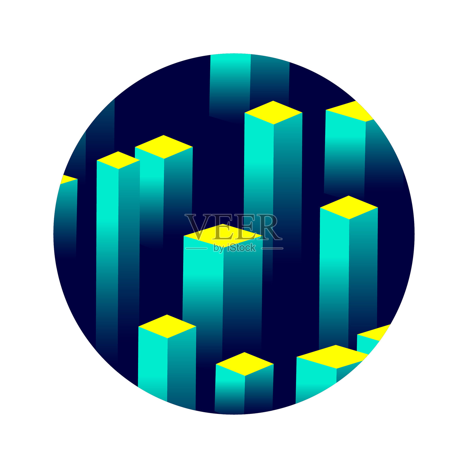 现代抽象背景圆设计插画图片素材