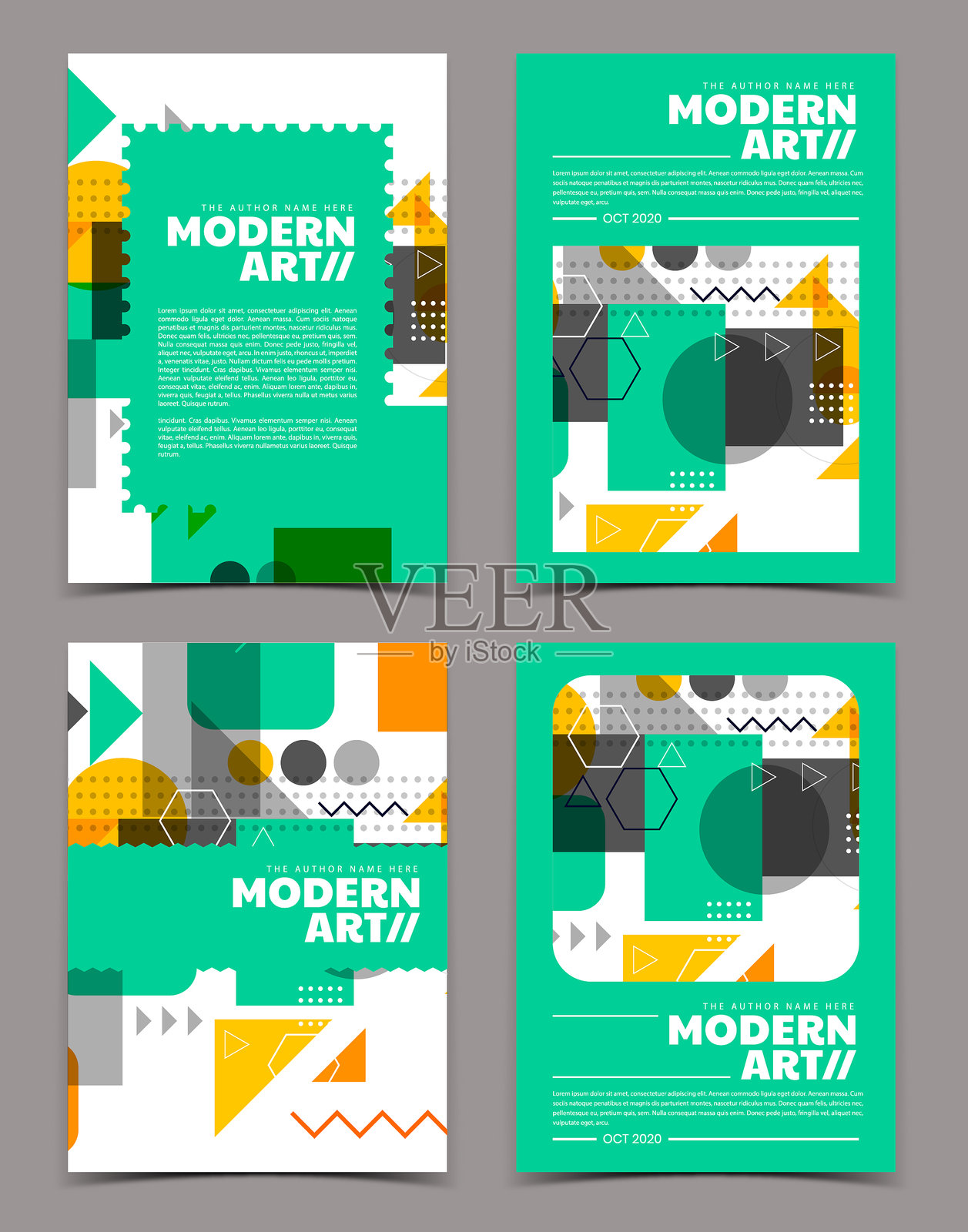 现代封面设计设计模板素材