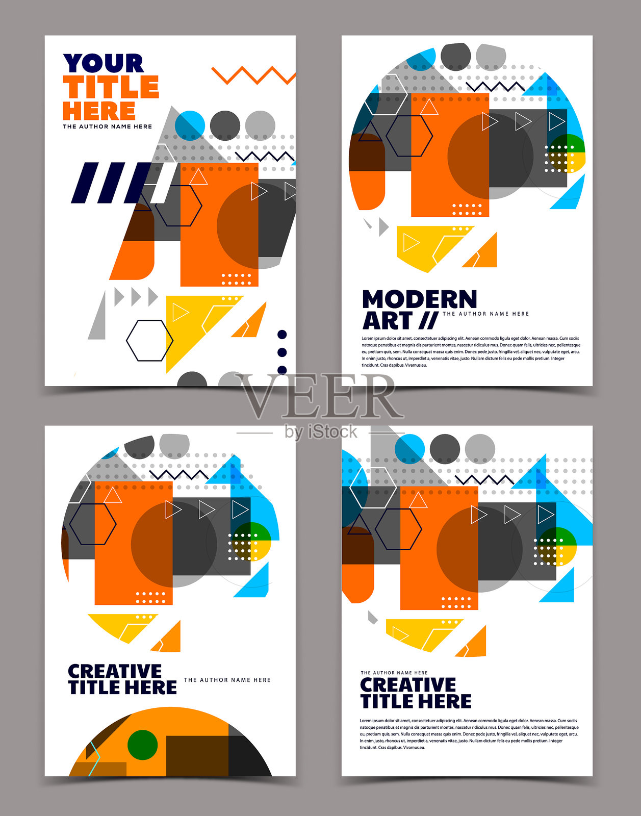 现代封面设计设计模板素材