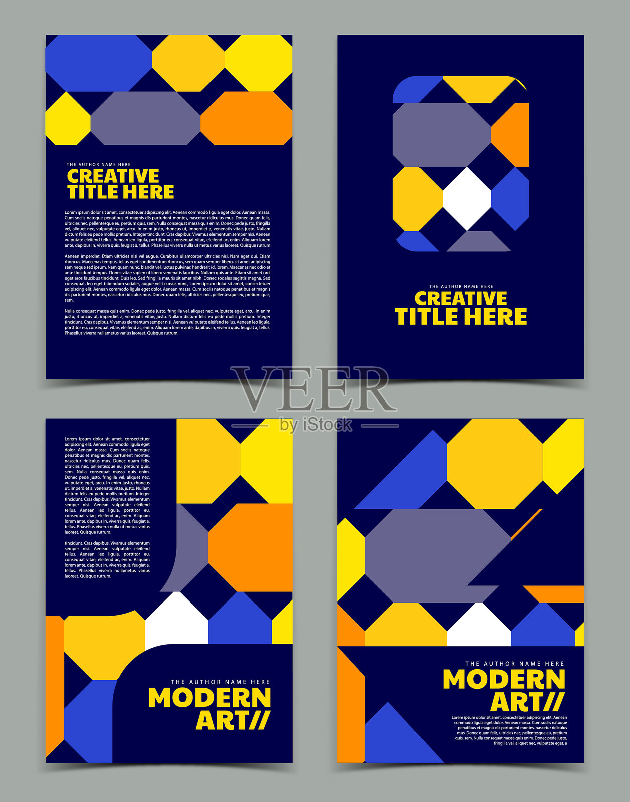 现代封面设计设计模板素材