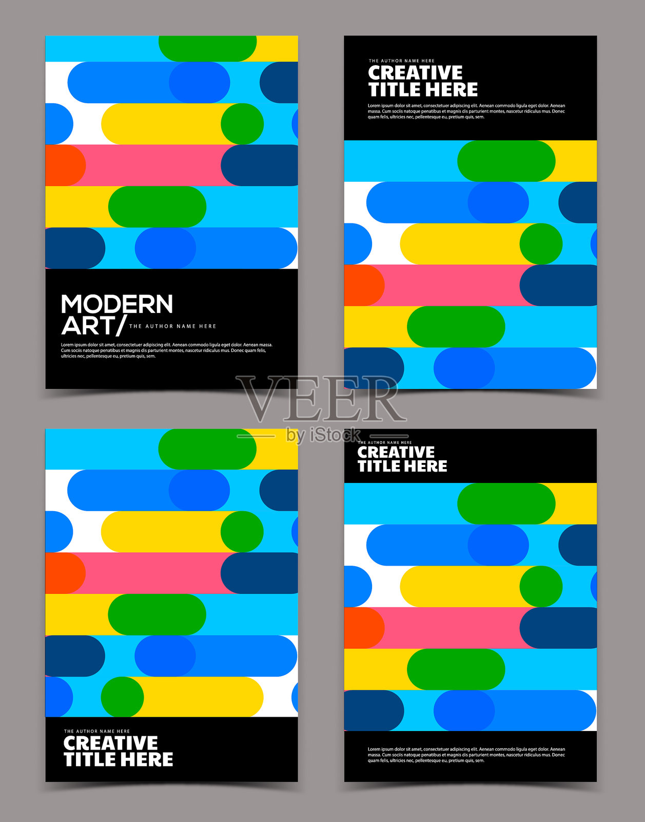 现代封面设计设计模板素材