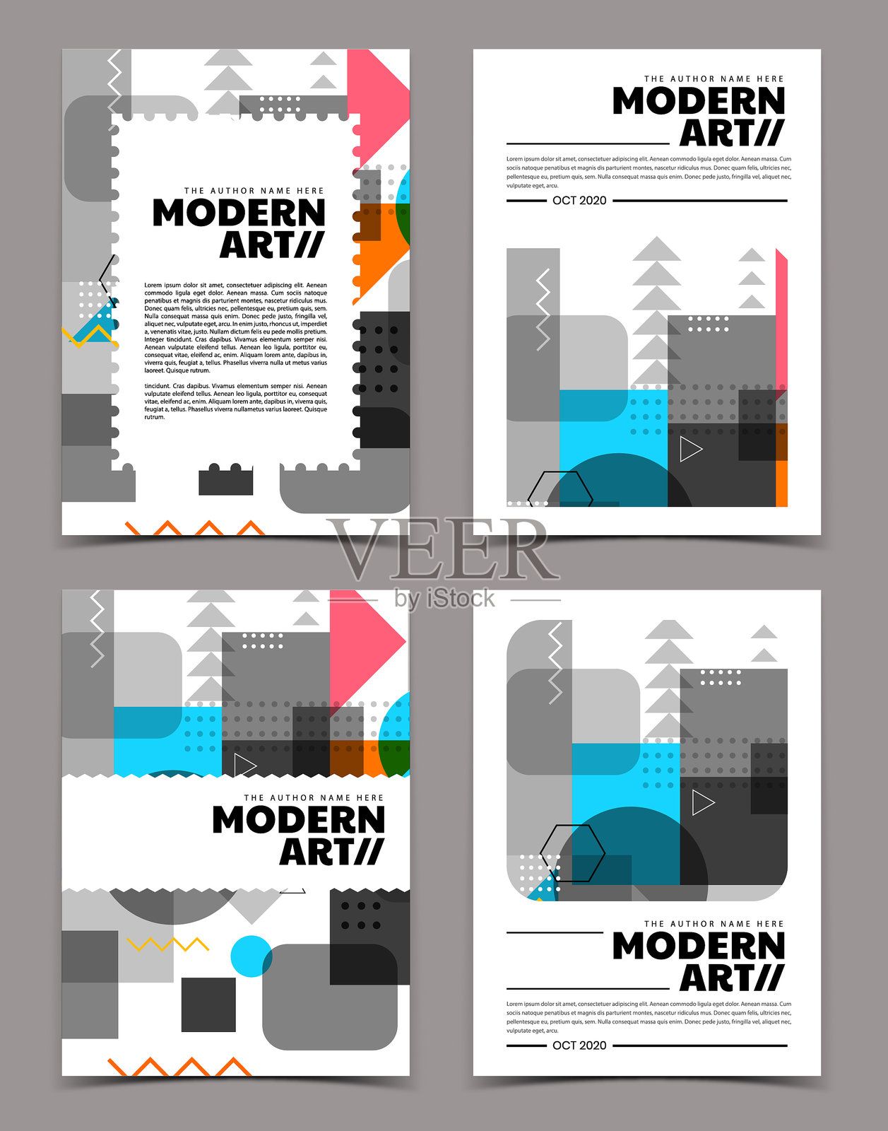 现代封面设计设计模板素材