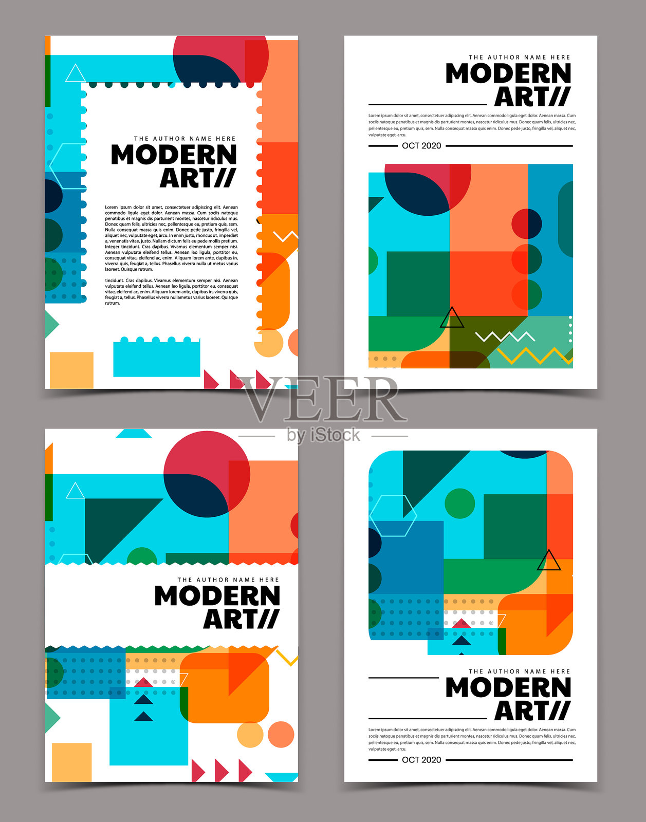 现代封面设计设计模板素材