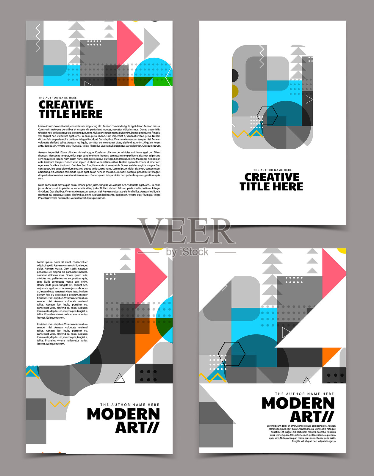 现代封面设计设计模板素材