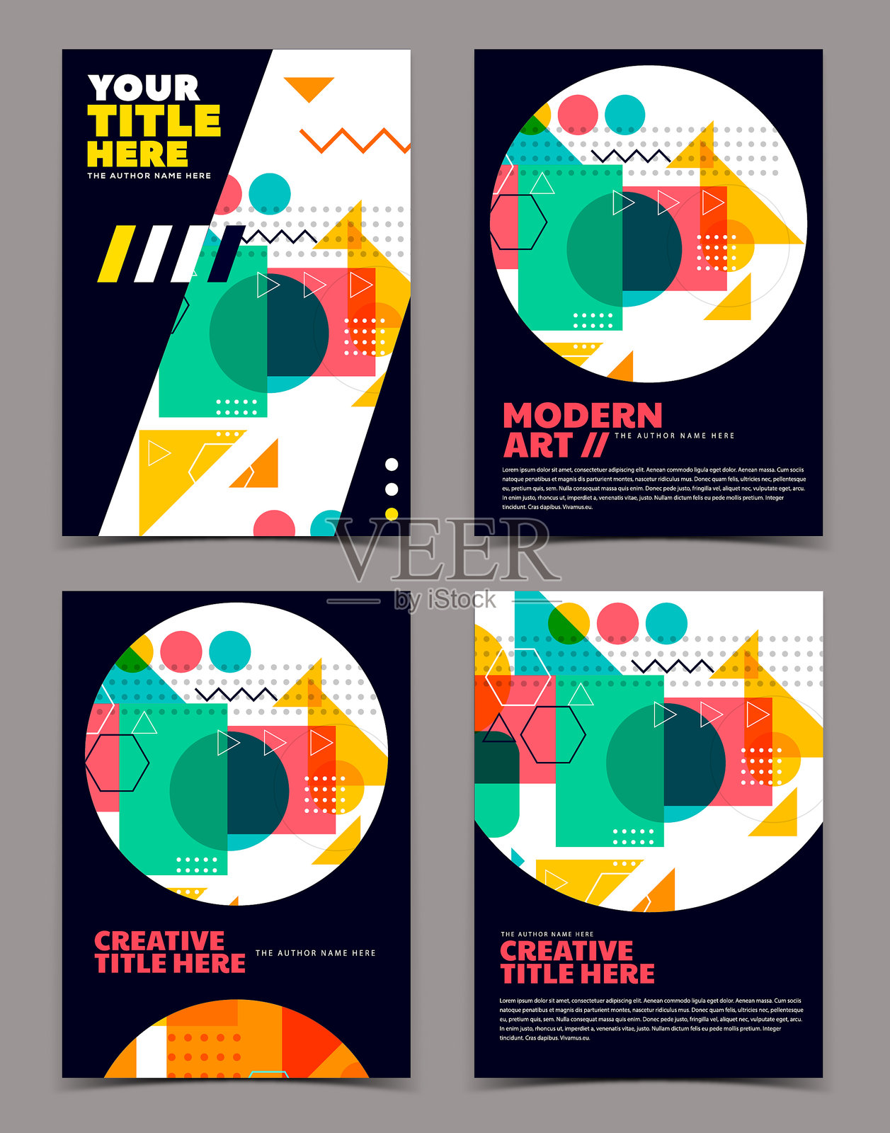 现代封面设计设计模板素材