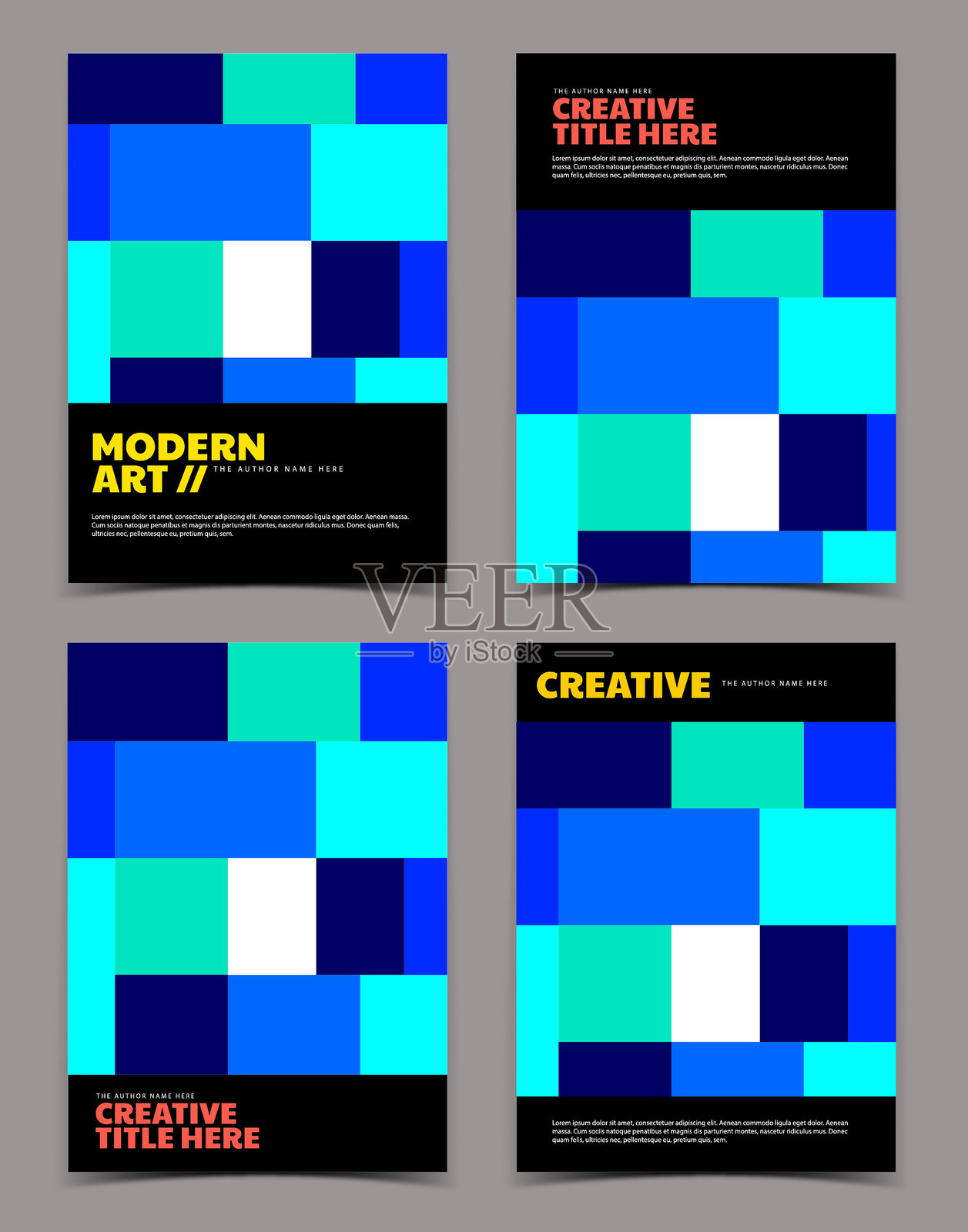 现代封面设计设计模板素材