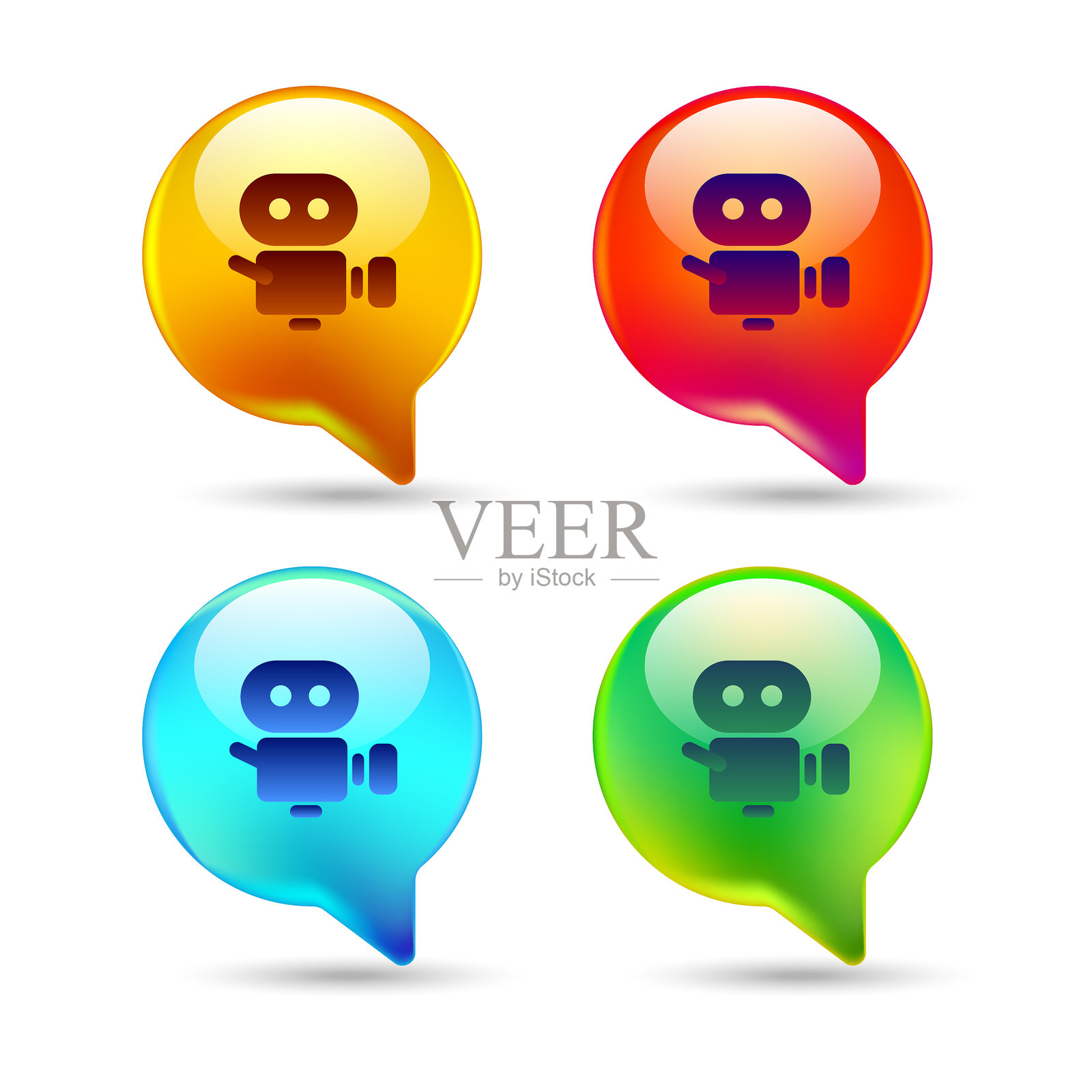 胶片相机图标集图标素材