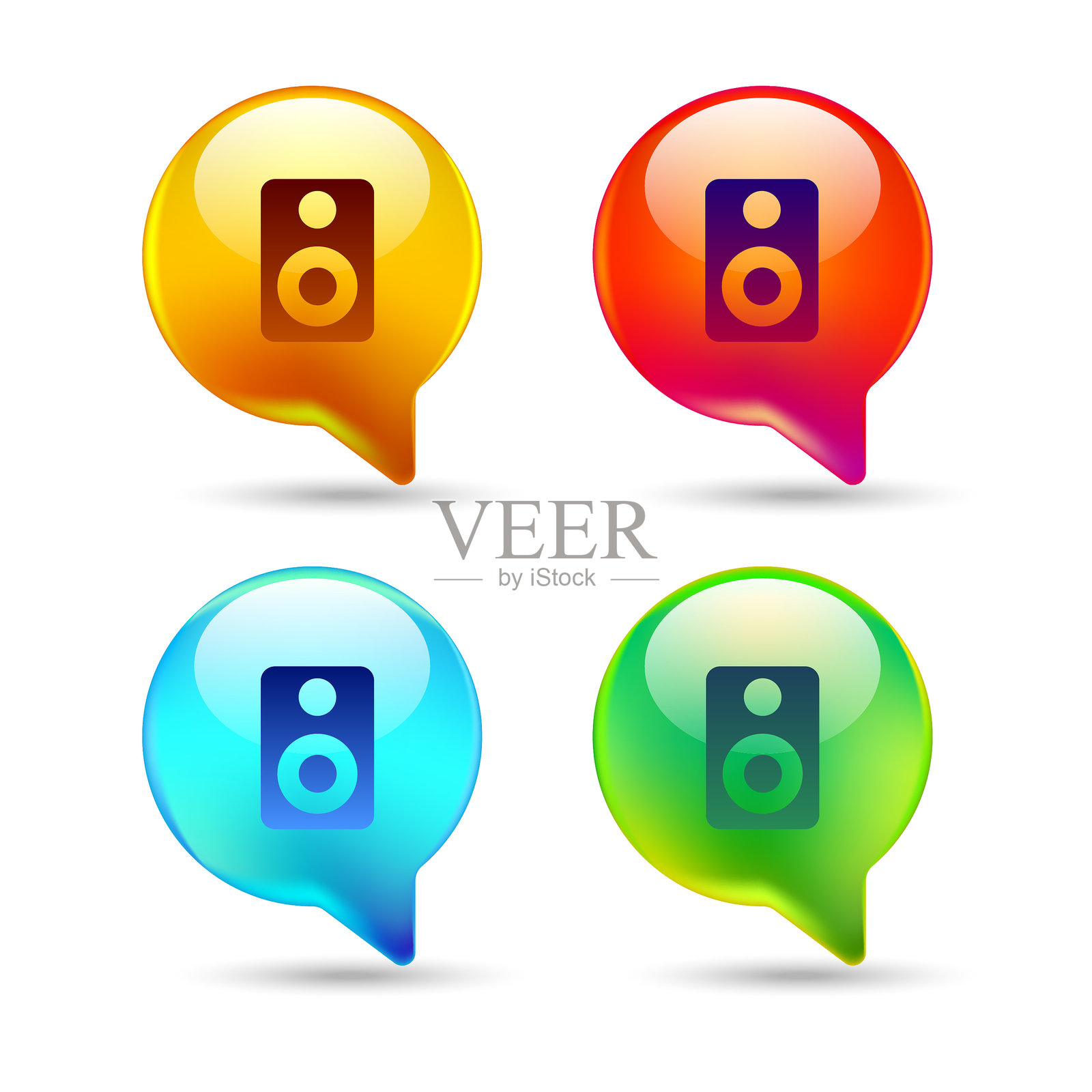 扬声器图标设置图标素材